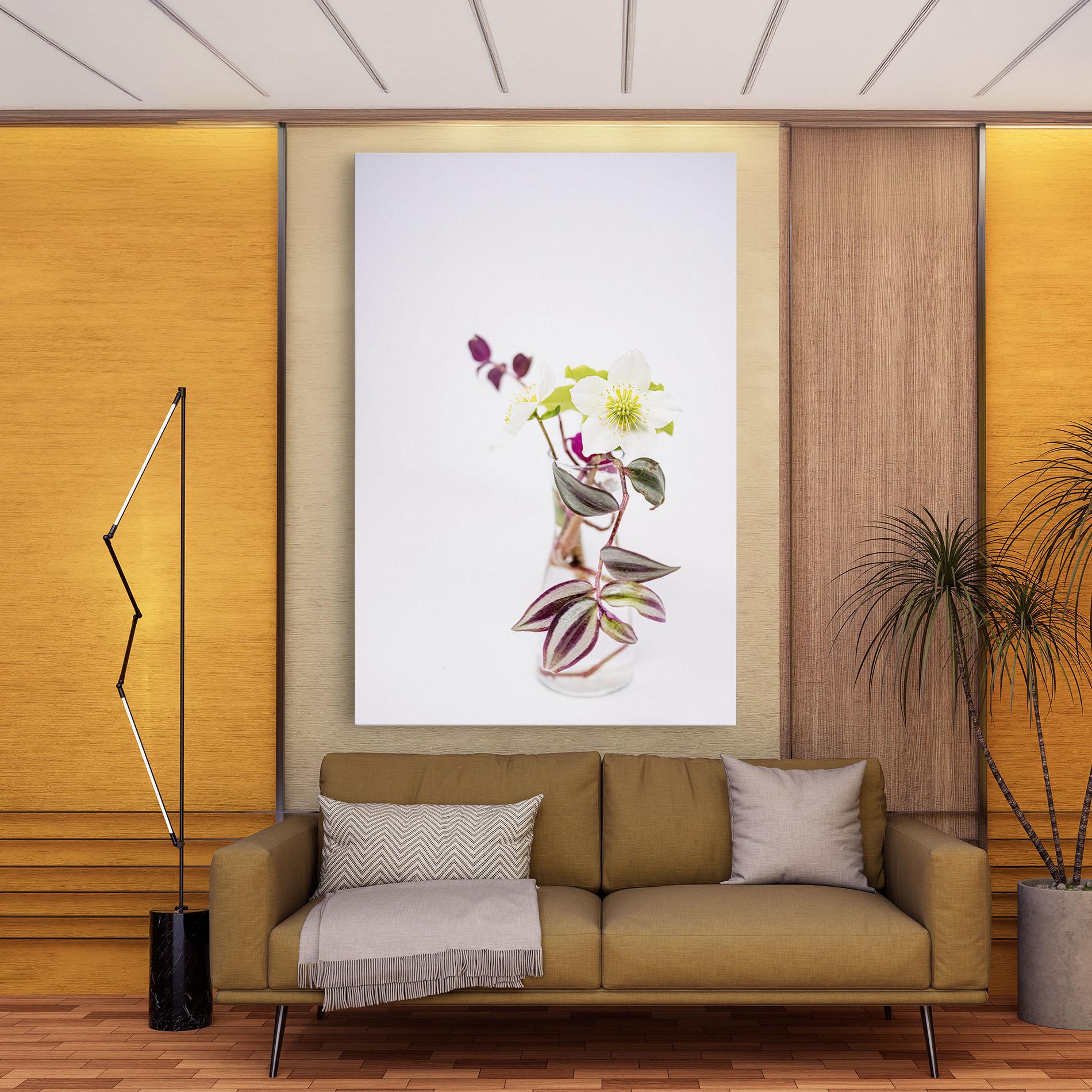 Vászonkép Pretty Leaf Vase mockup 9