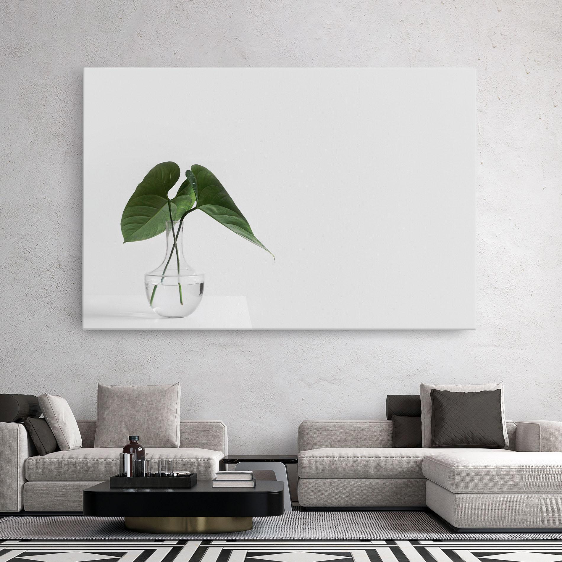 Vászonkép White Table Vase mockup 2