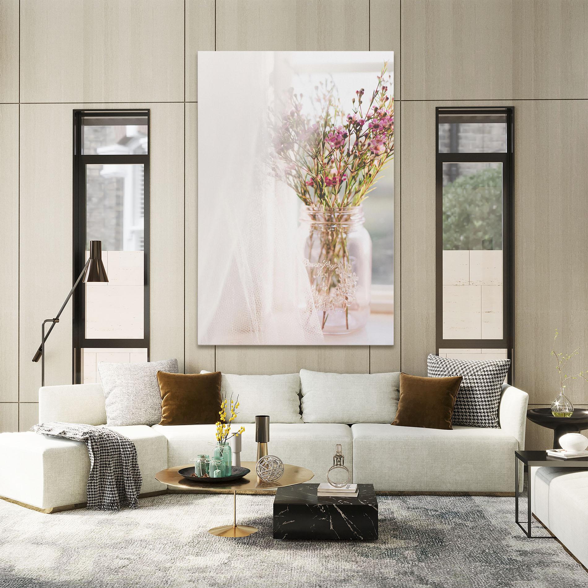 Vászonkép Field Flowers Vase mockup 2