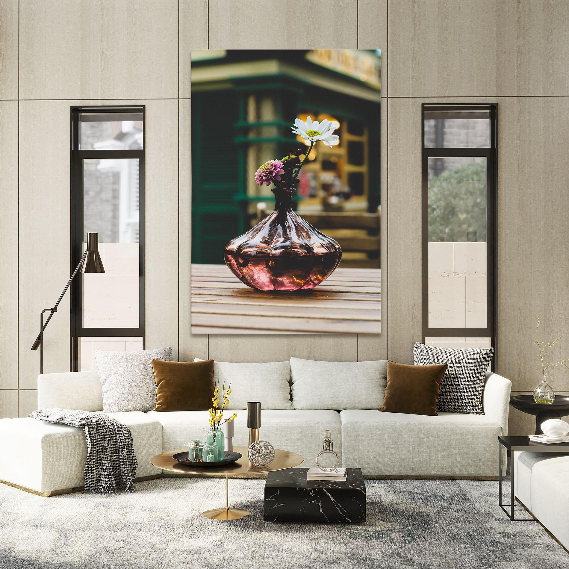 Vászonkép Pink Vase Flower mockup 2