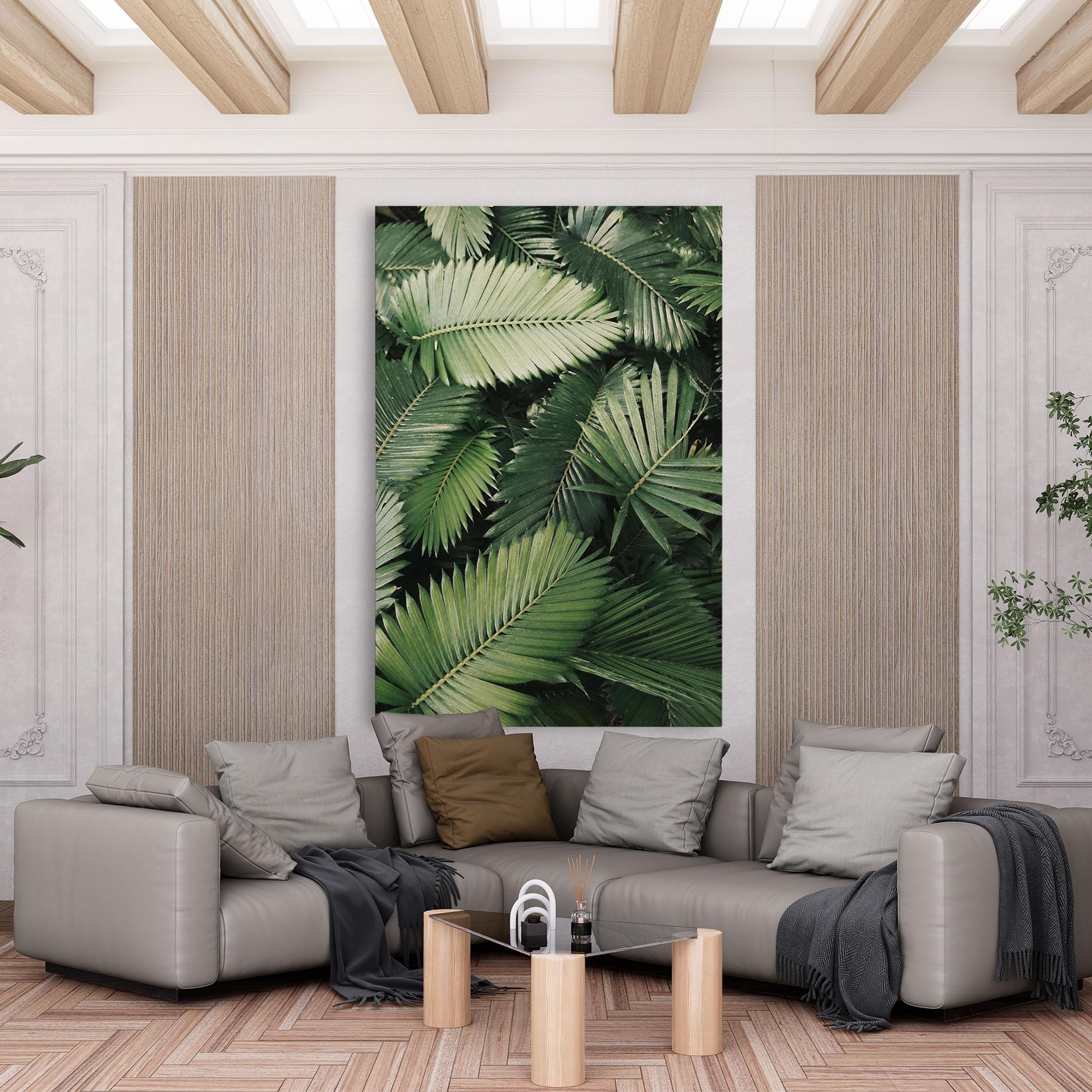Vászonkép Green Leaves mockup 6