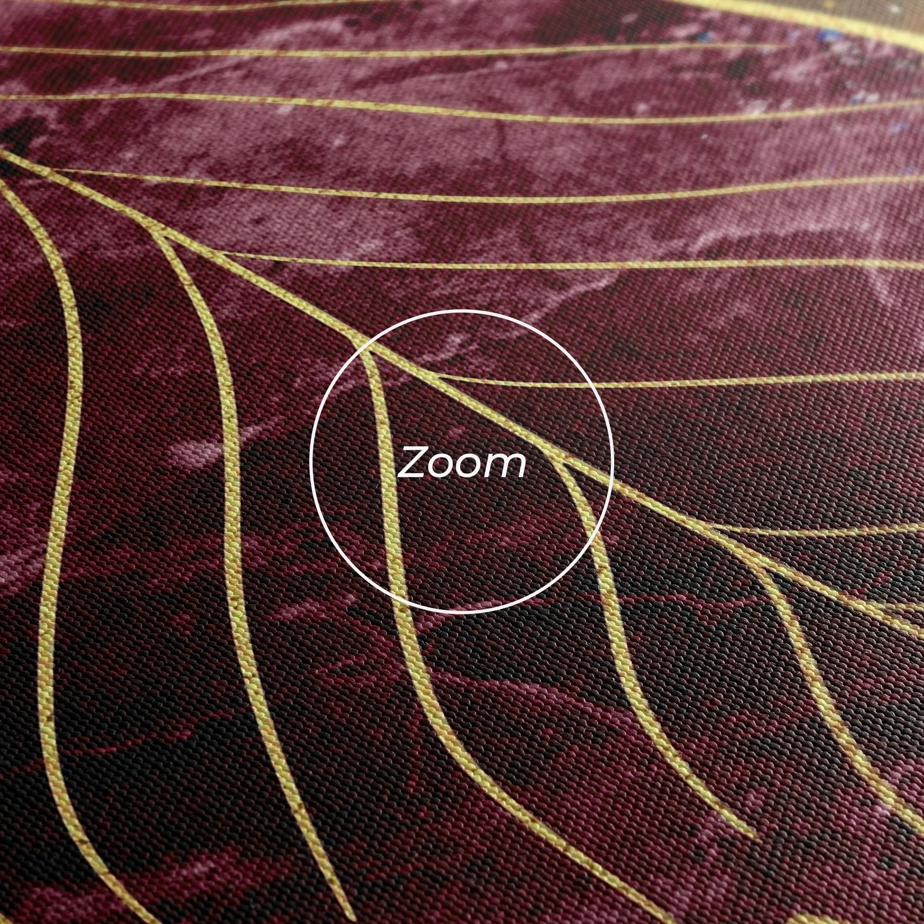 Golden Leaves Red mockup 3