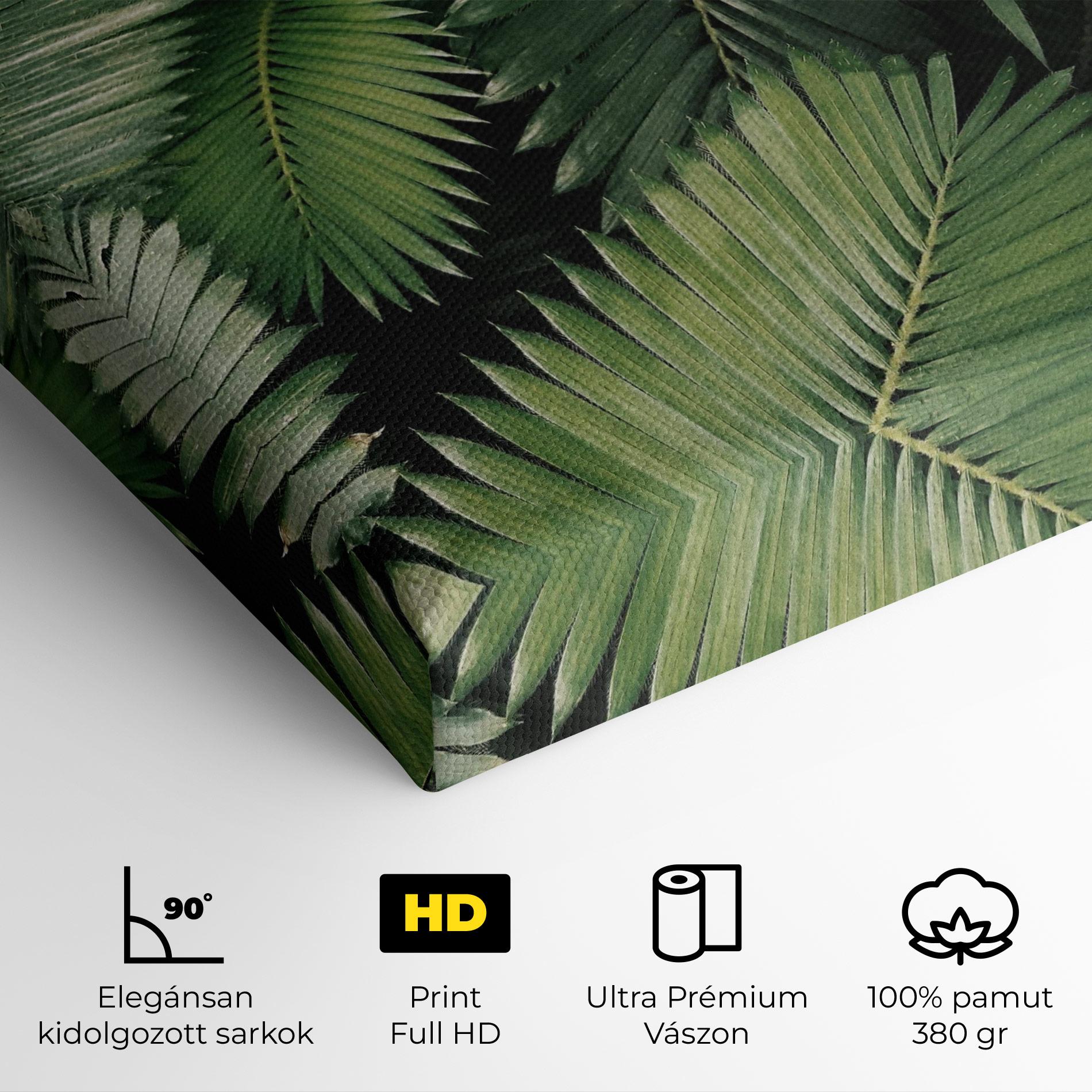 Vászonkép Green Leaves mockup 4