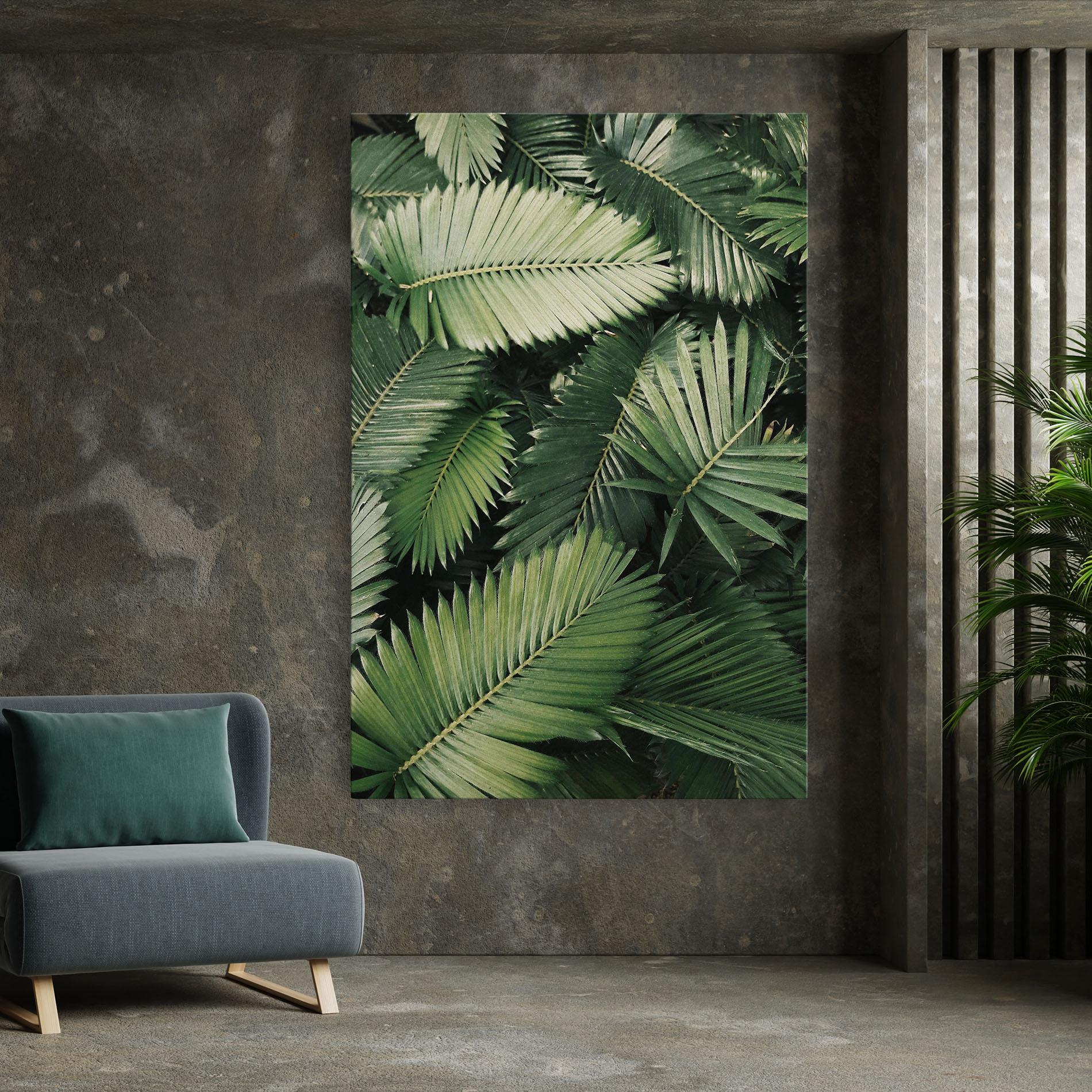 Vászonkép Green Leaves mockup 7