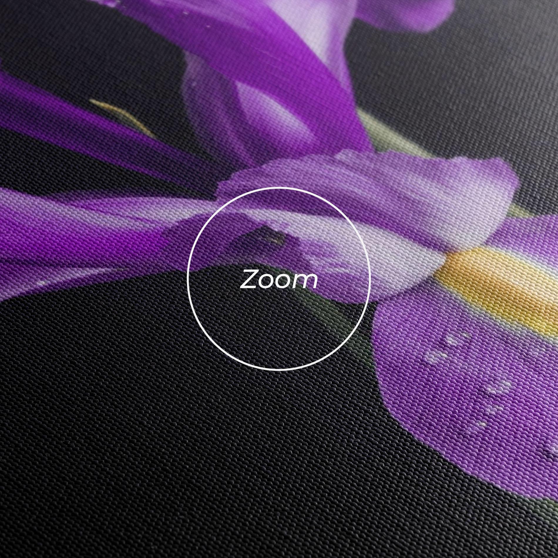 Vászonkép Fresh Purple Iris mockup 3