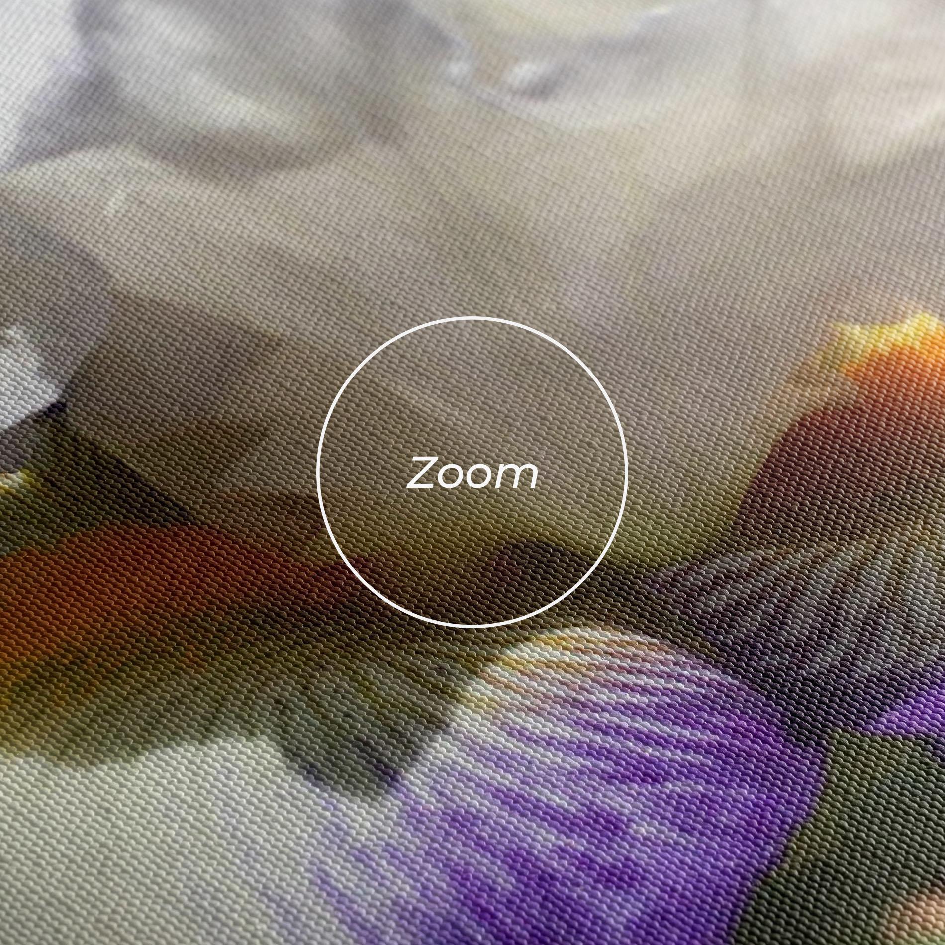 Vászonkép Garden White Purple Irirs mockup 3