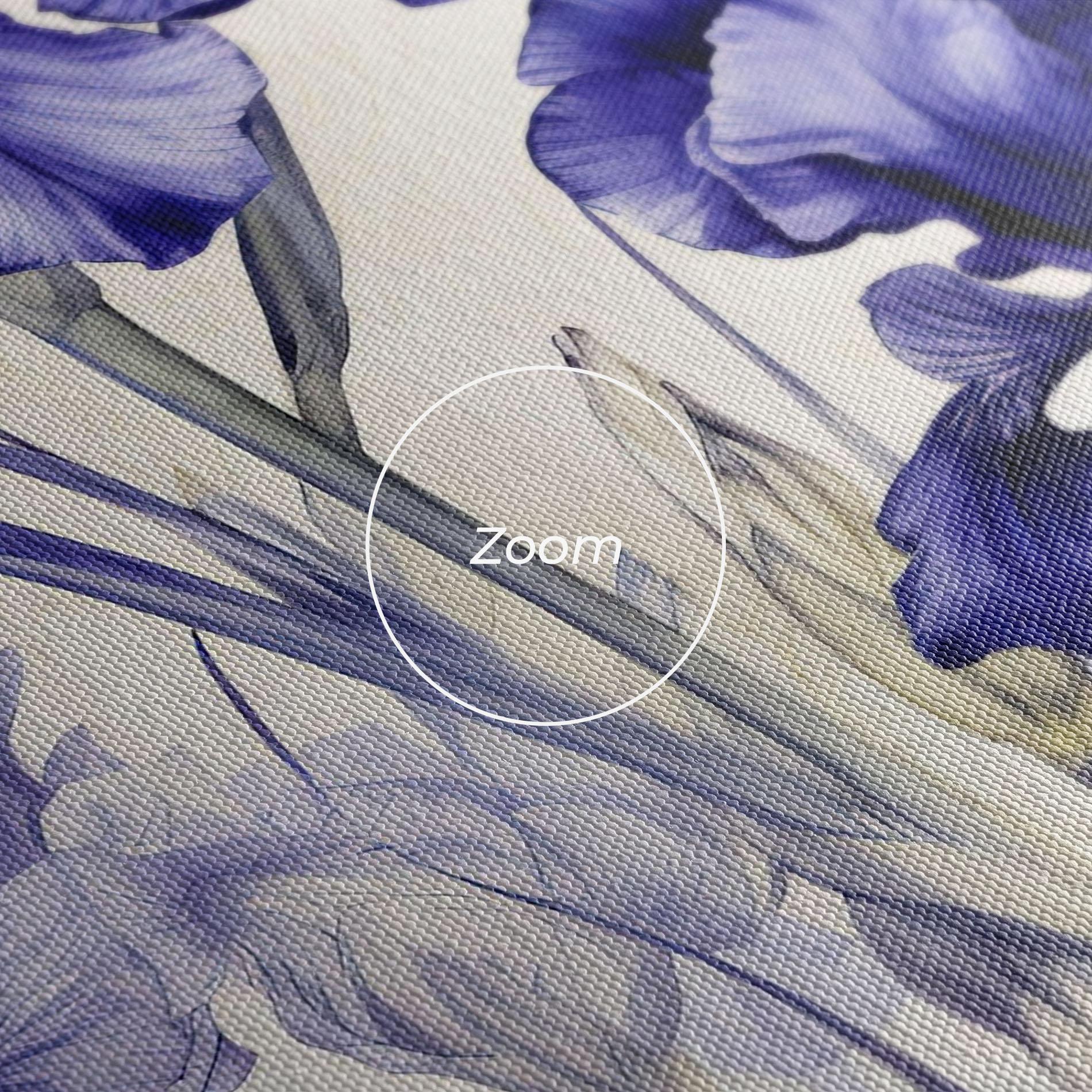 Vászonkép Irises Painting mockup 3