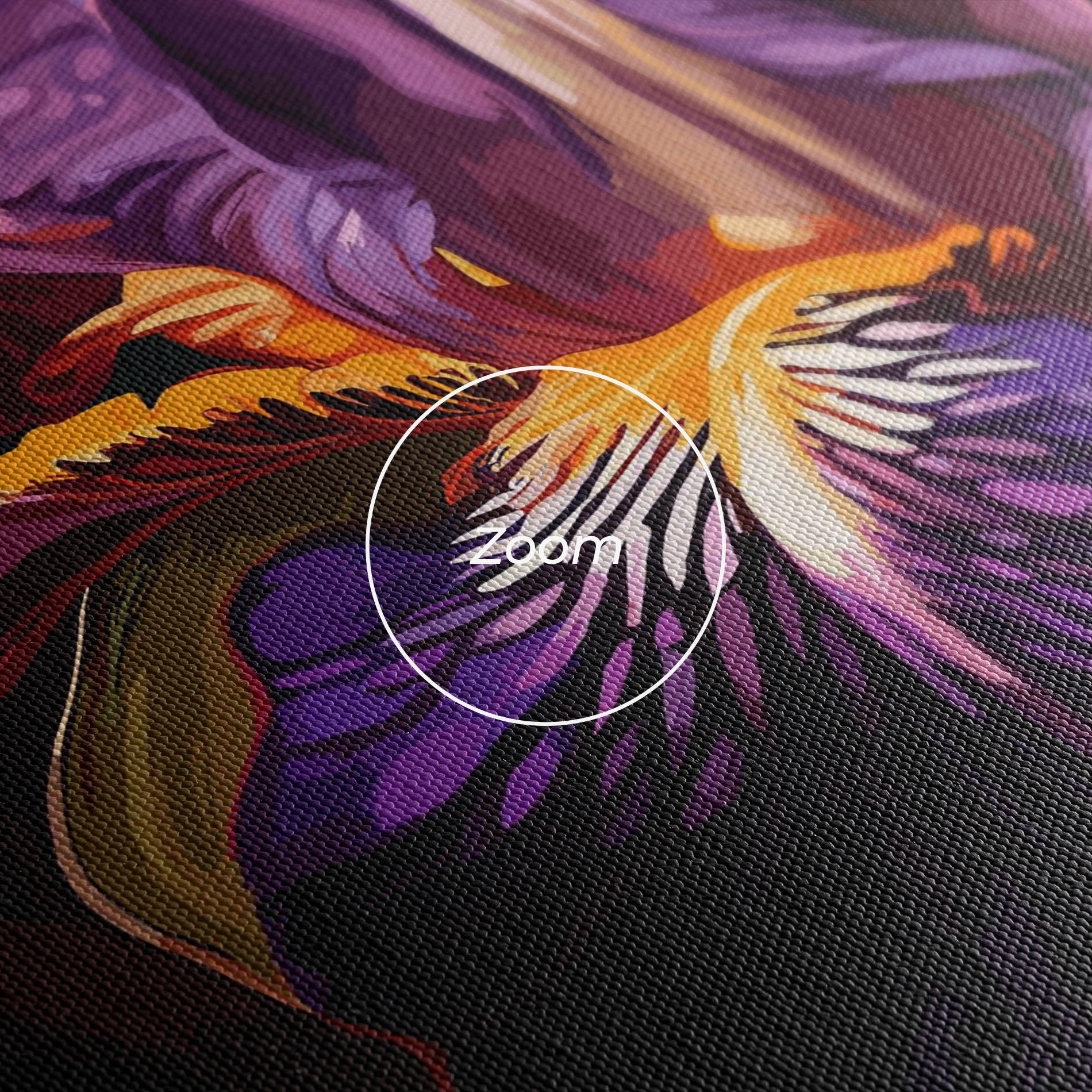 Vászonkép Purple Orange Iris mockup 3