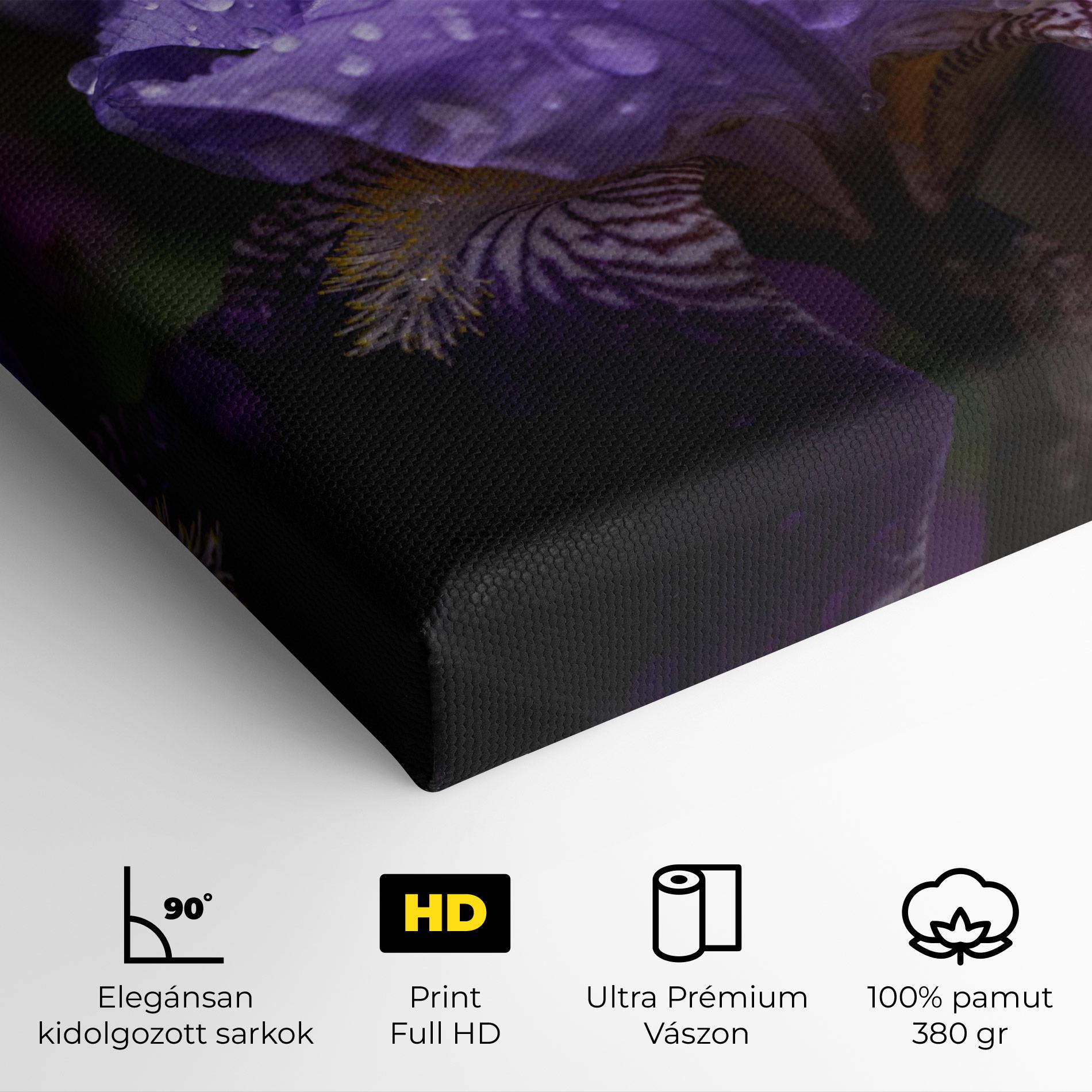 Vászonkép Rain In The Garden mockup 4