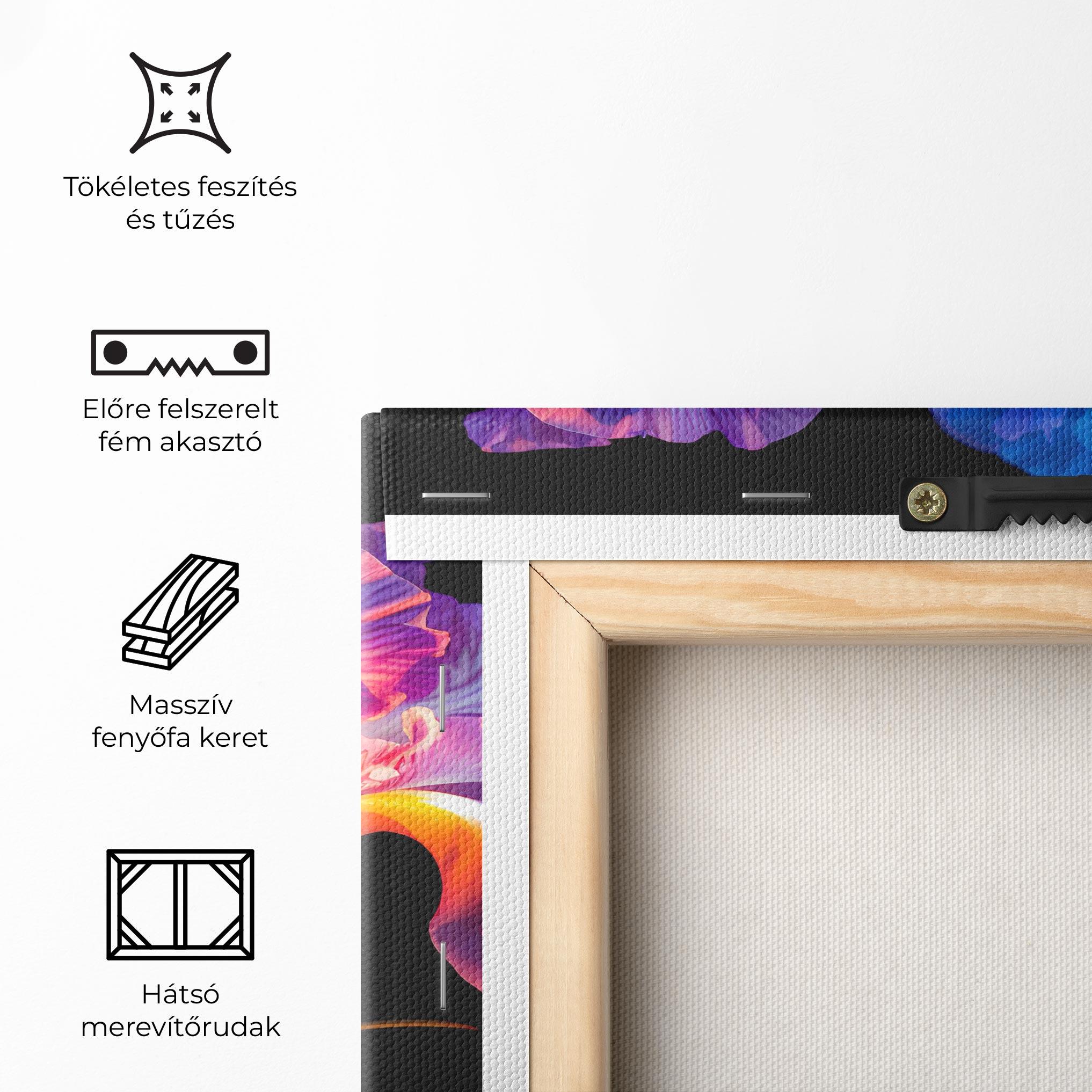 Vászonkép Blue Light Iris mockup 5