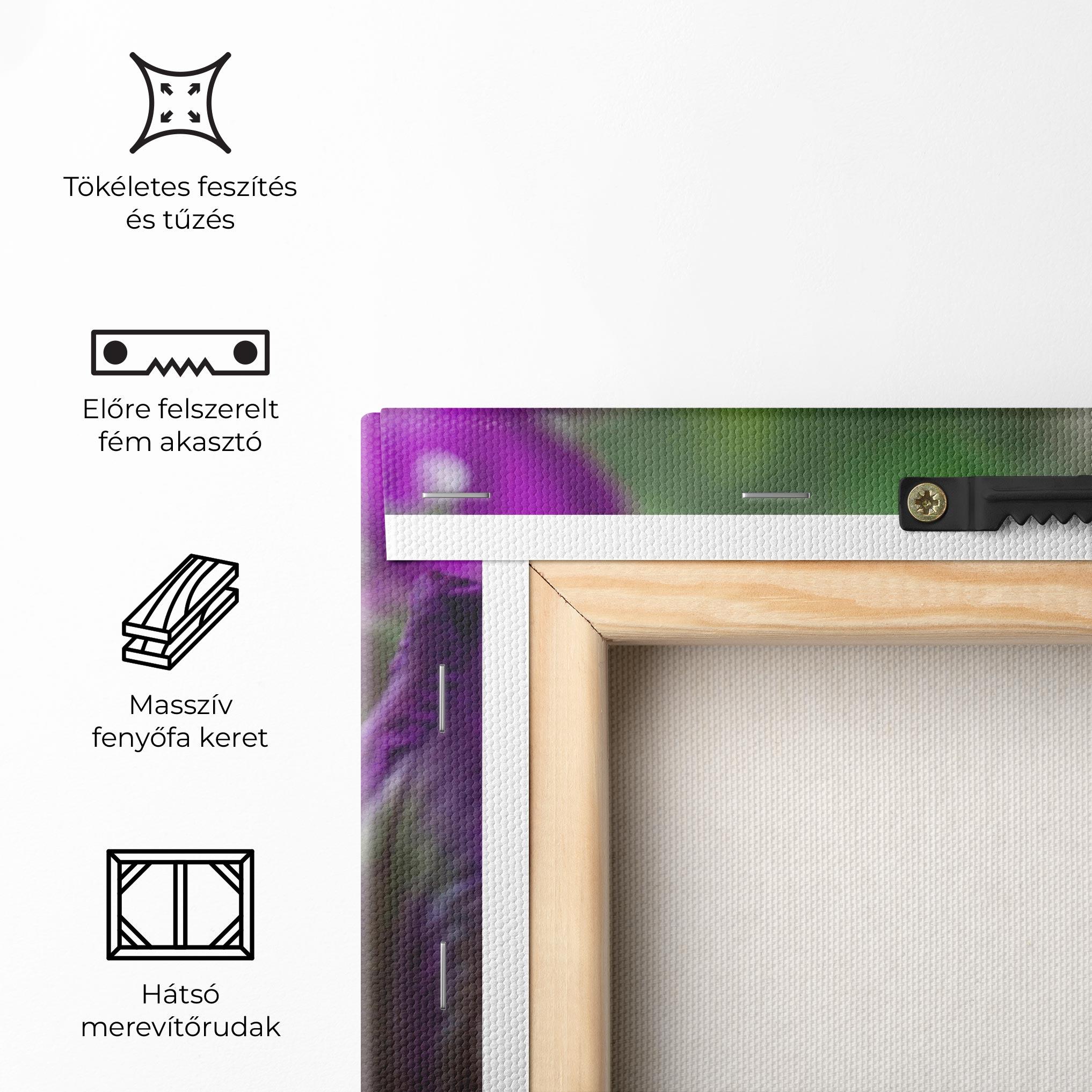 Vászonkép Dark Pink Iris mockup 5