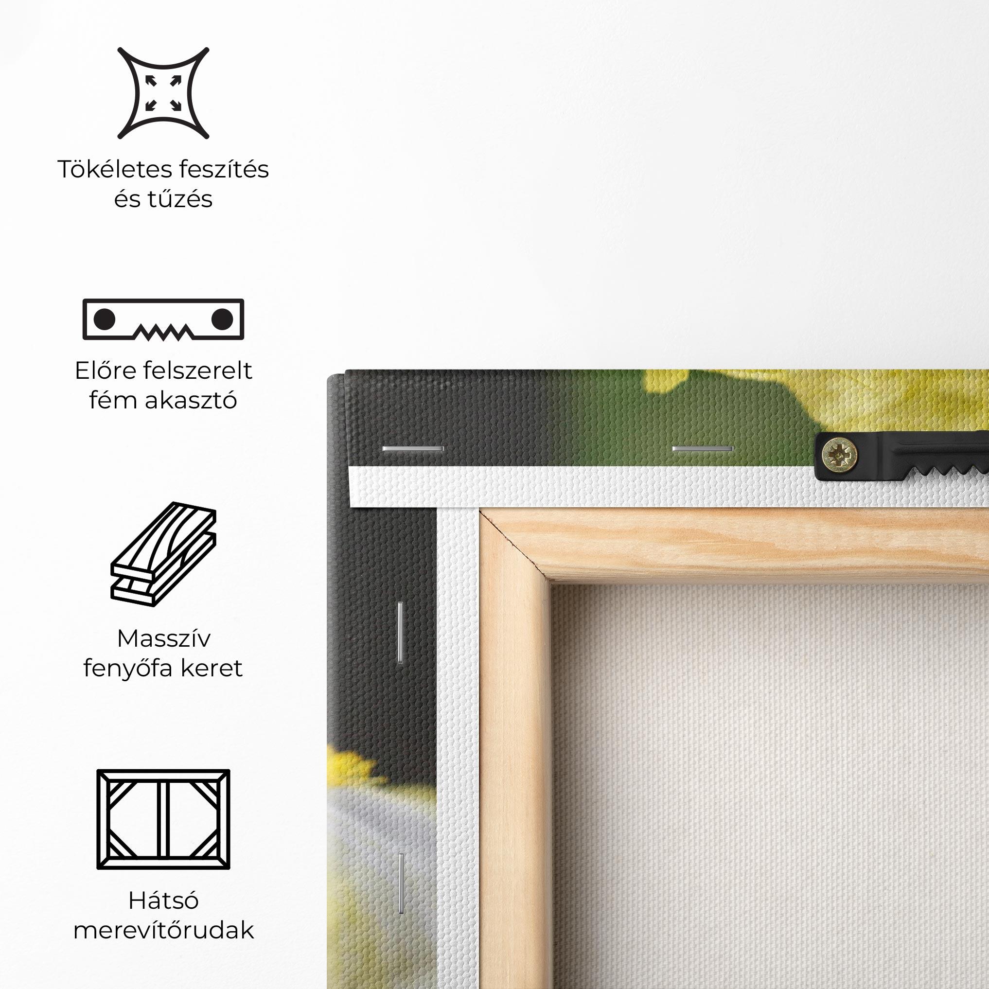 Vászonkép Garden Yellow Iris mockup 5