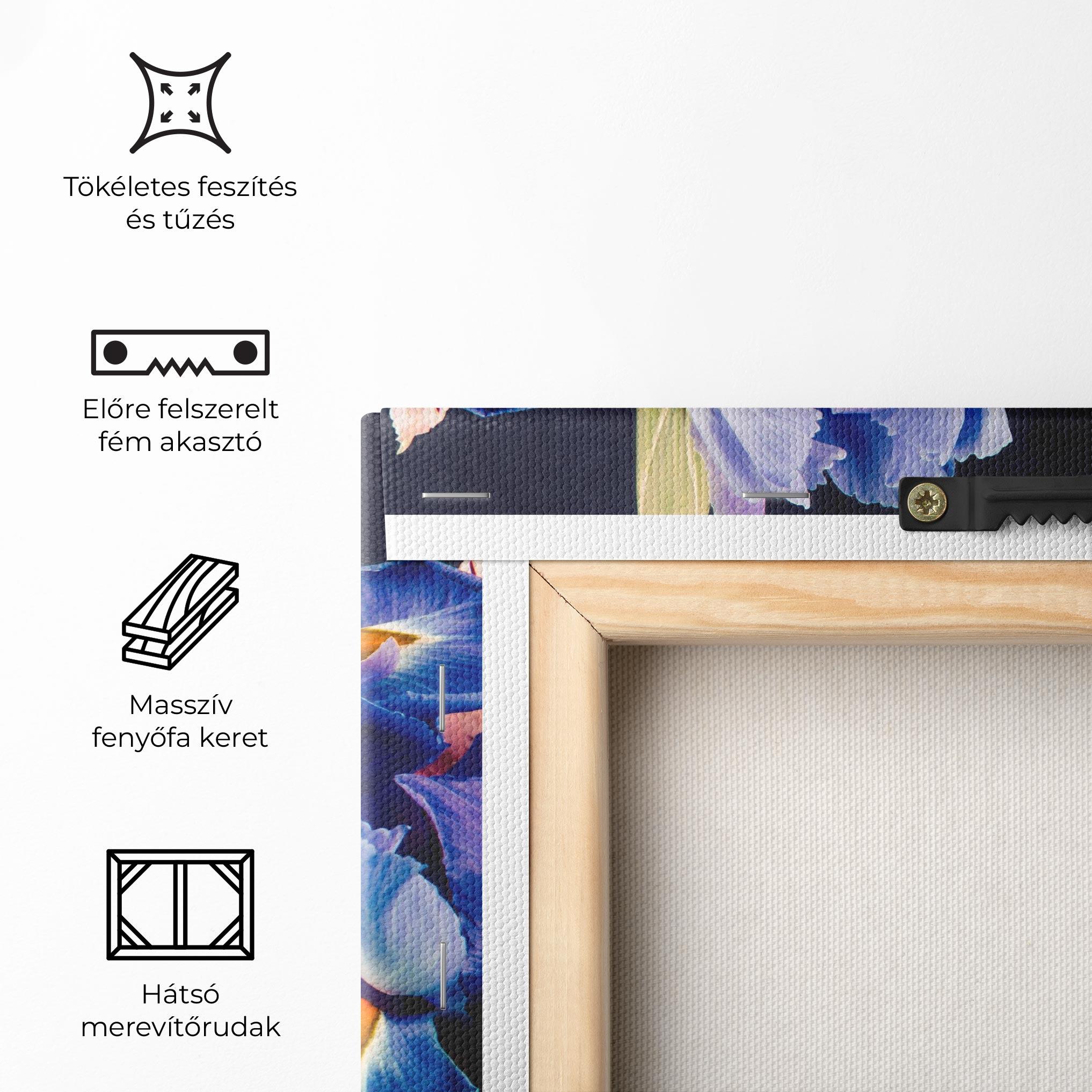 Vászonkép Iris Bouquet mockup 5