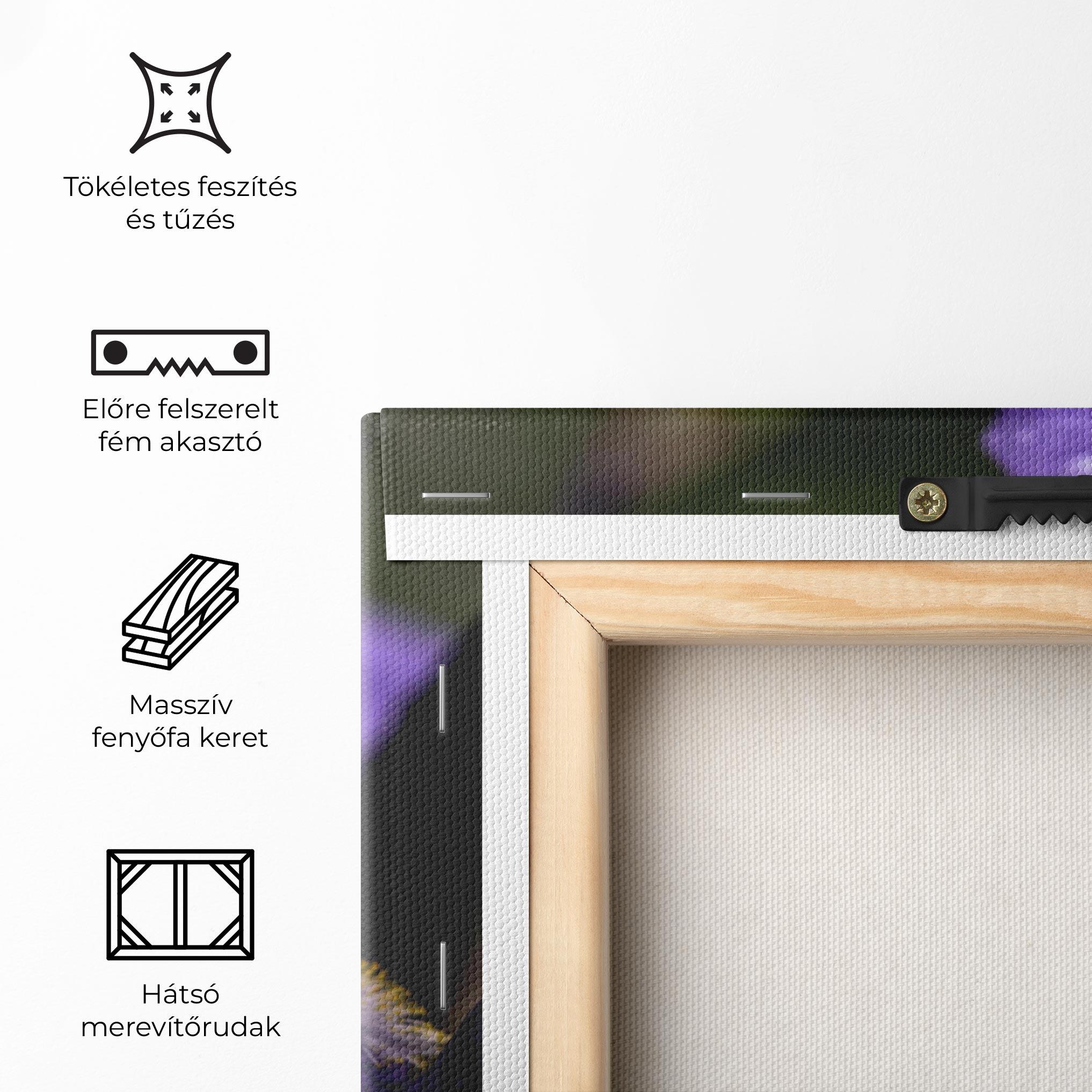 Vászonkép Rain In The Garden mockup 5