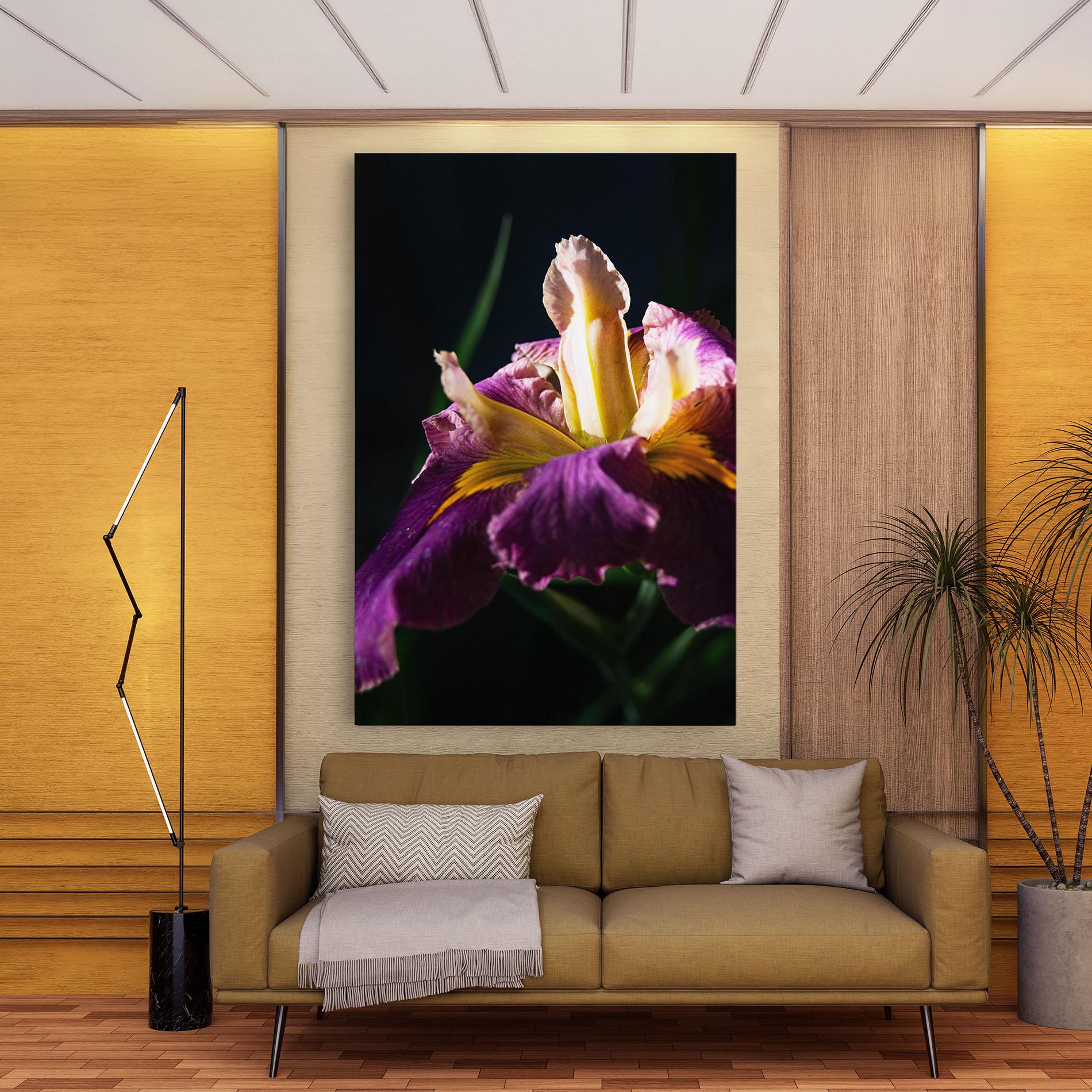 Vászonkép Pastel Yellow Iris mockup 9