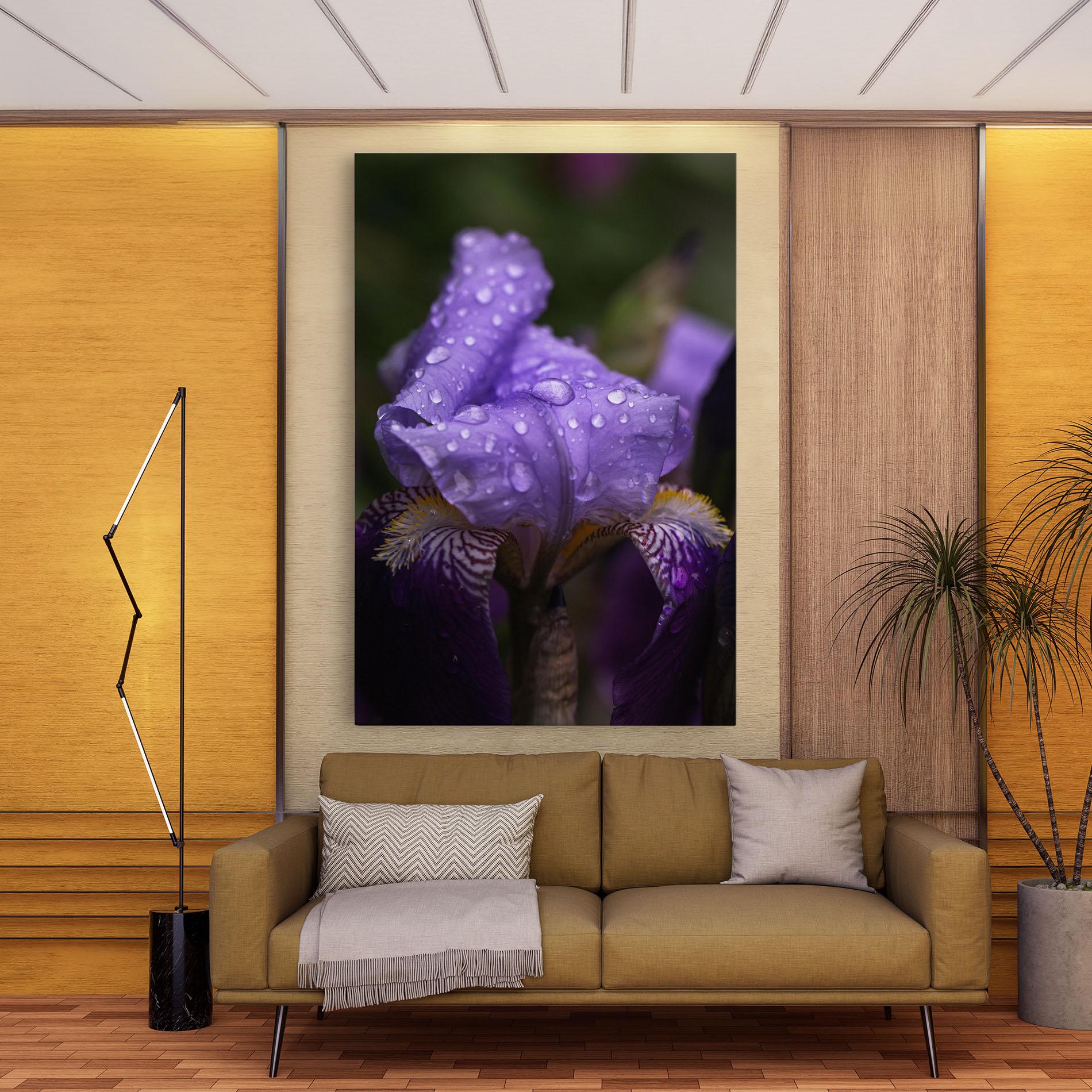 Vászonkép Rain In The Garden mockup 9