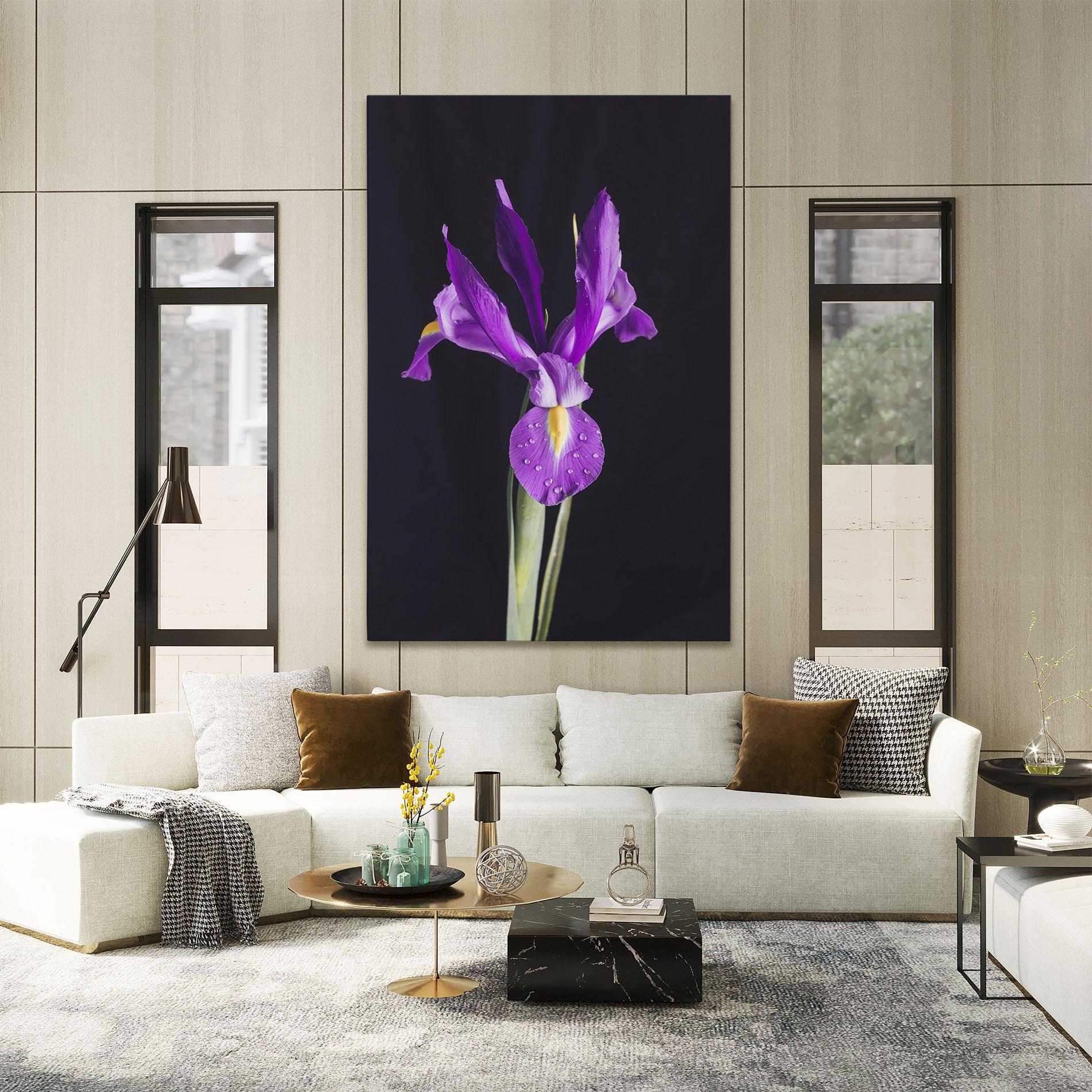 Vászonkép Fresh Purple Iris mockup 2