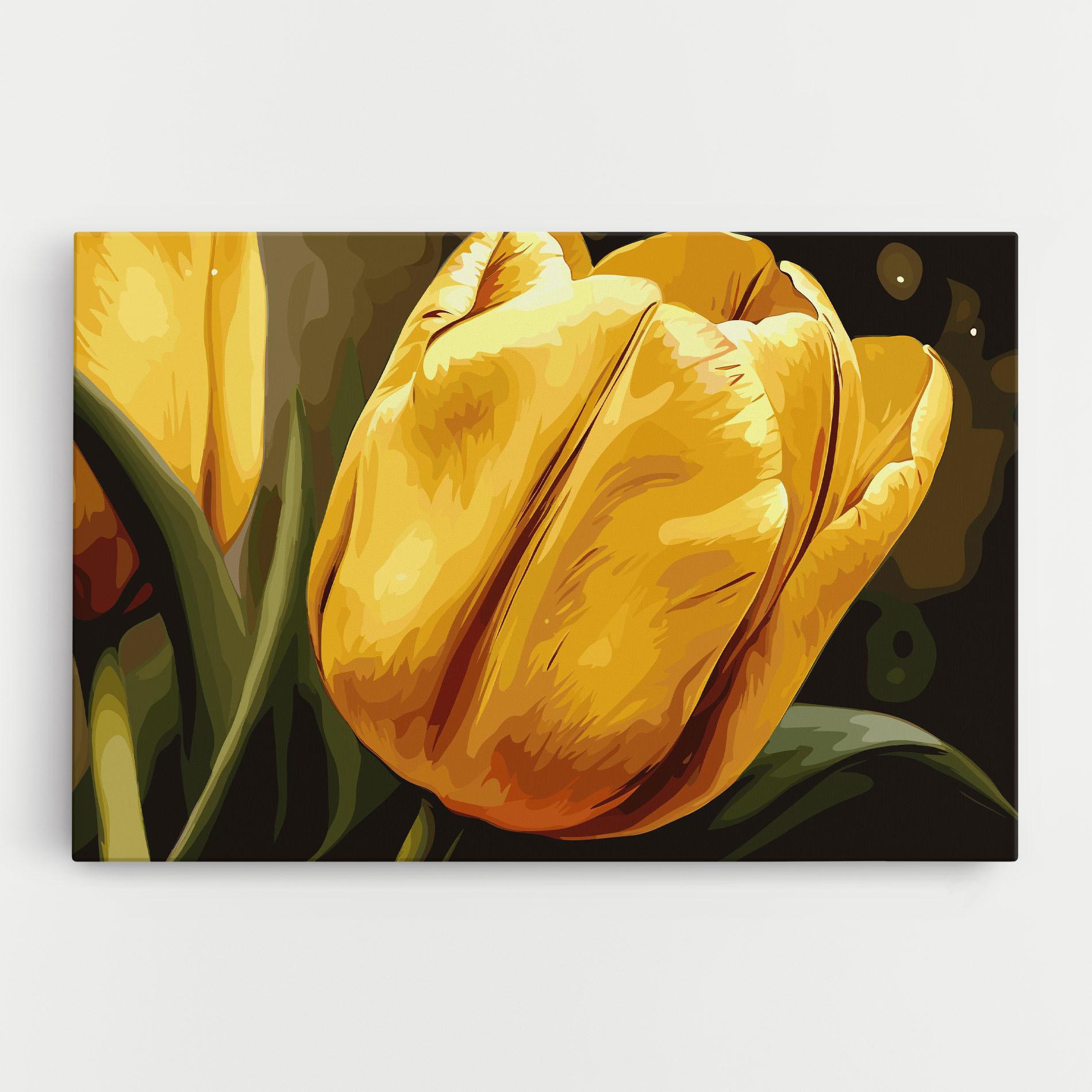 Vászonkép Big Yellow Tulip mockup 0