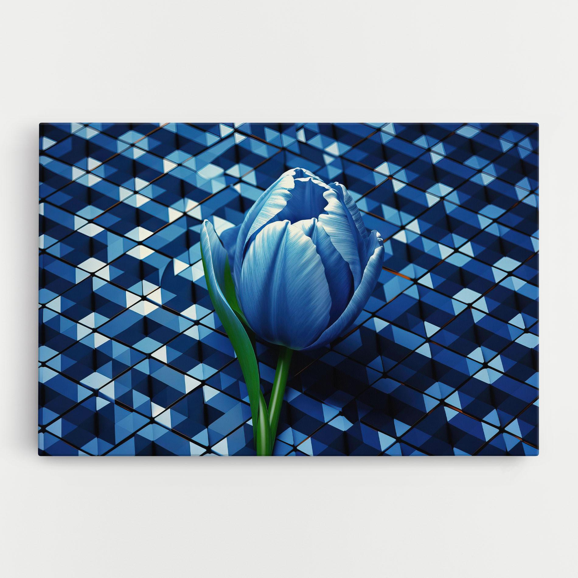 Vászonkép Blue Tulip mockup 0
