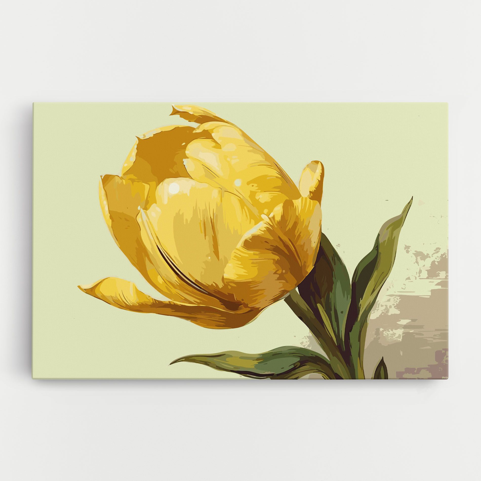 Yellow Shiny Tulip mockup 0
