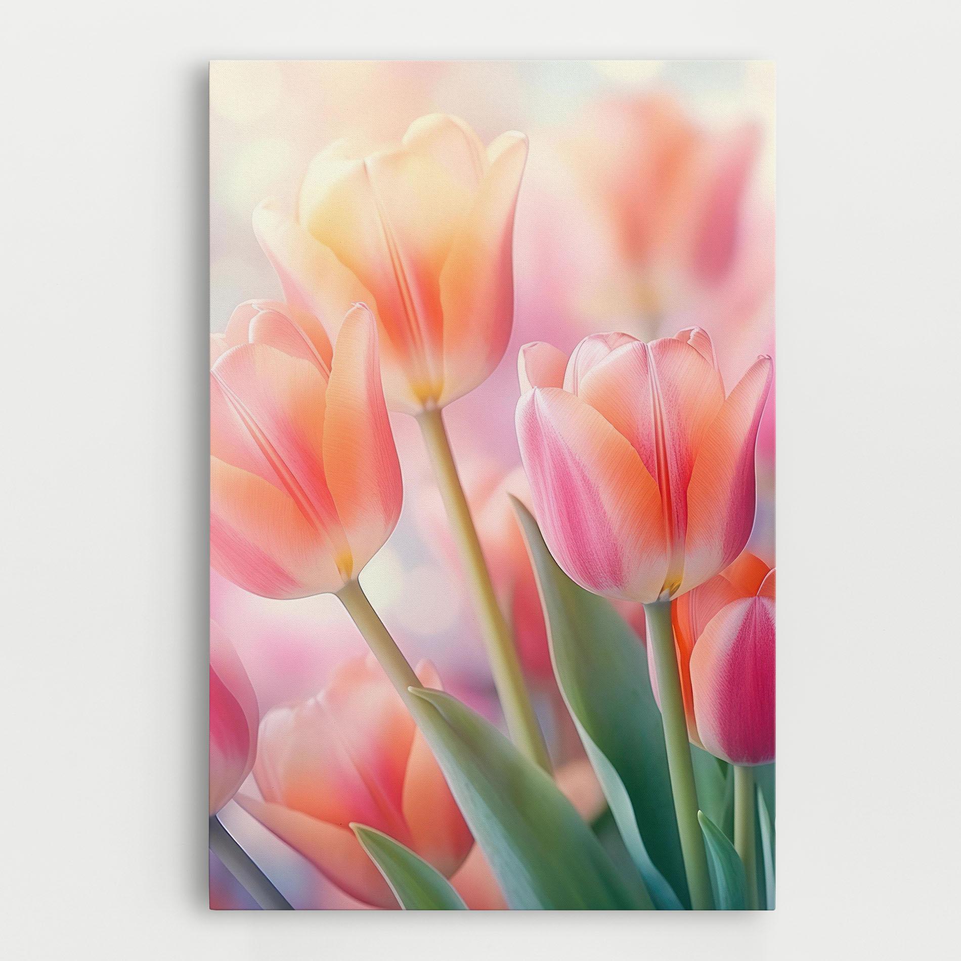 Vászonkép Dreamy Tulips mockup 0