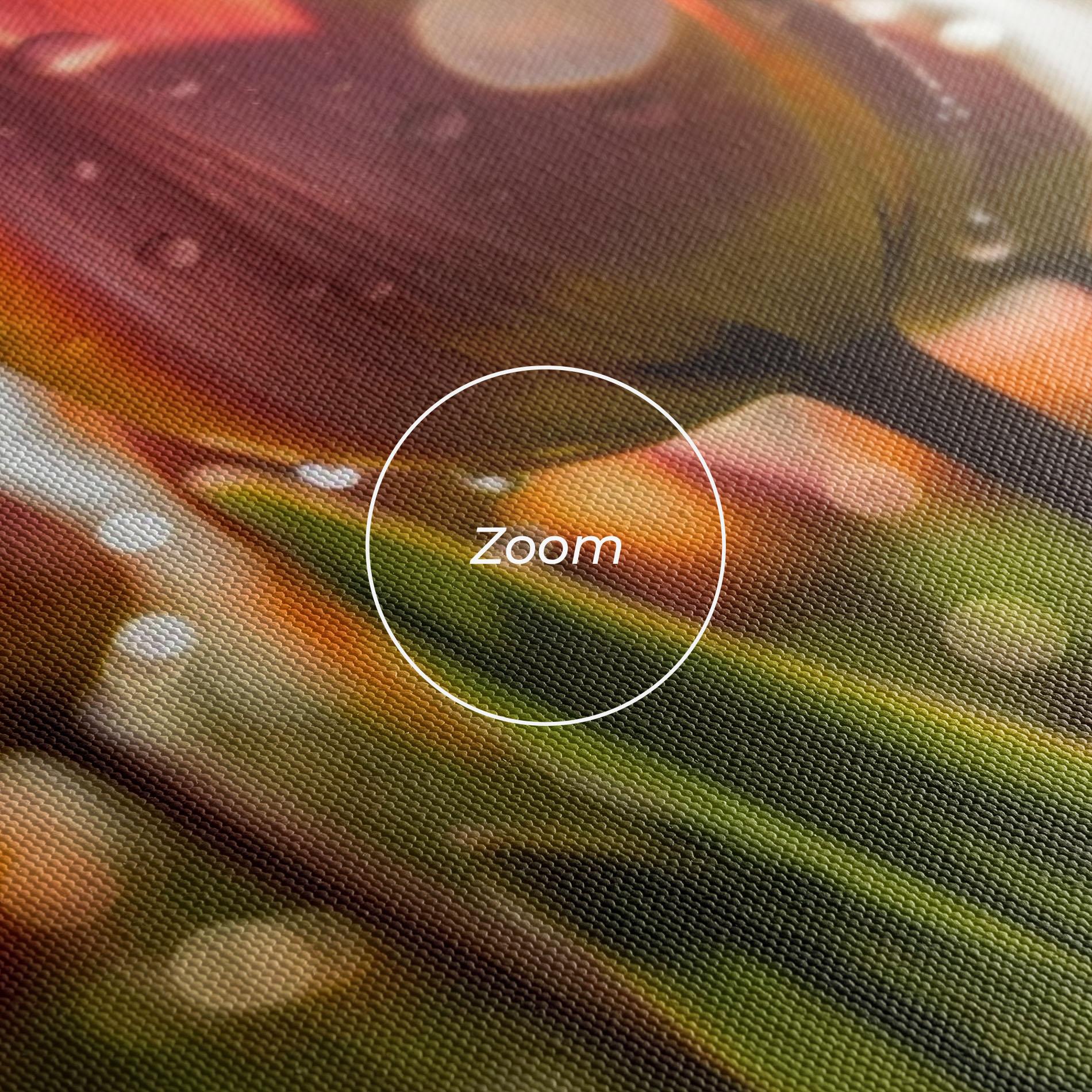 Vászonkép Orange Tulips After Rain mockup 3