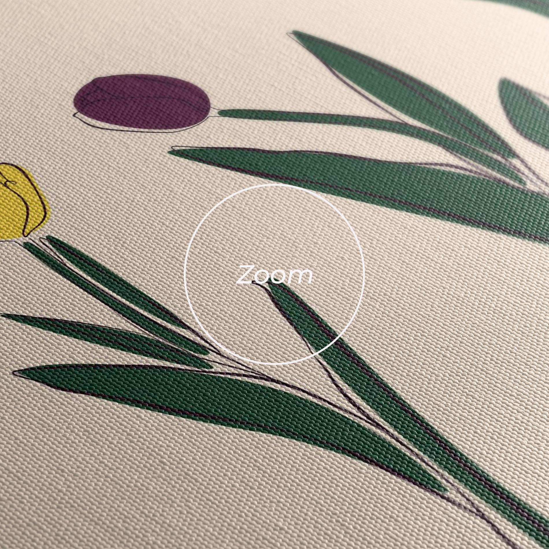 Vászonkép Tulips Set mockup 3