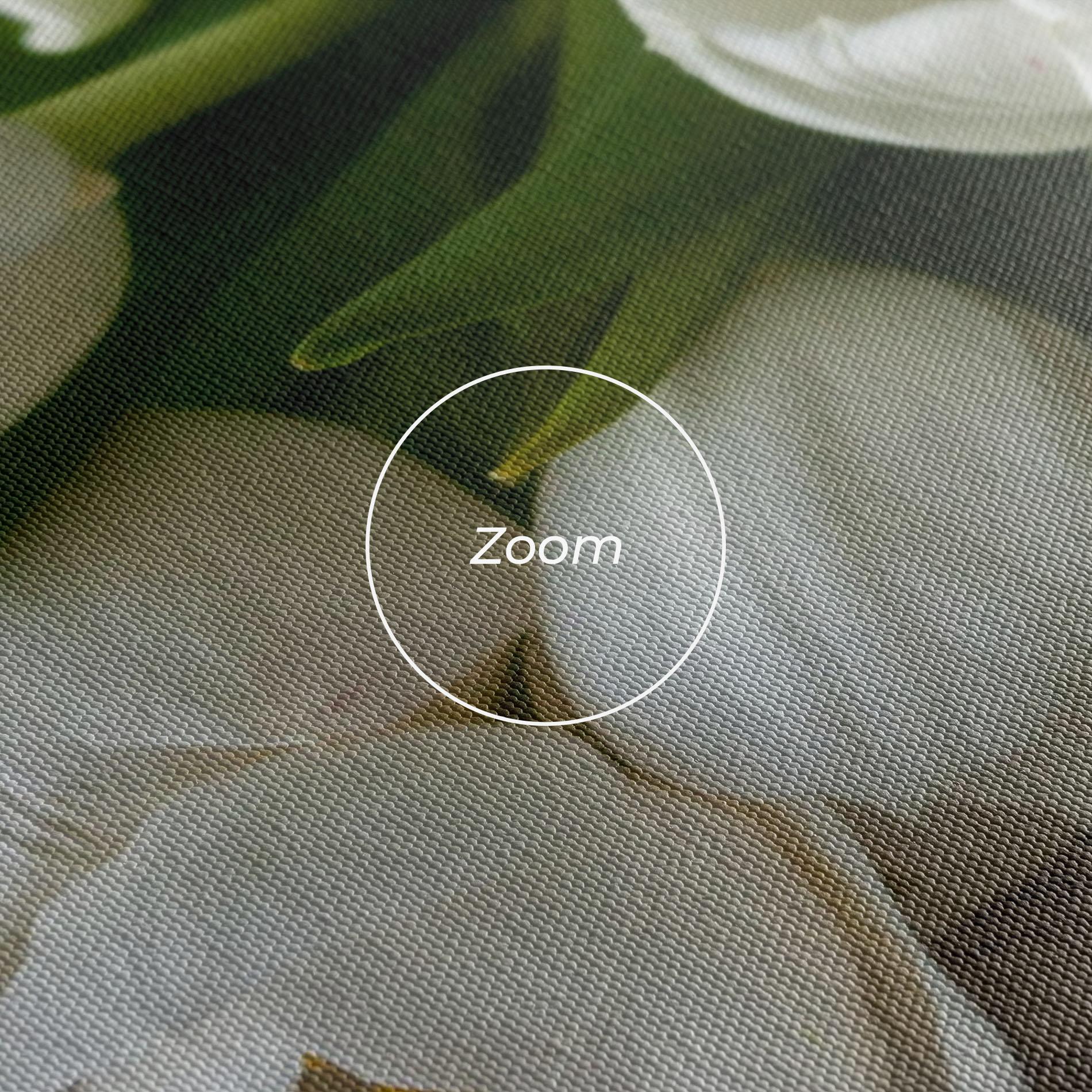 Vászonkép White Tulips Bouquet mockup 3