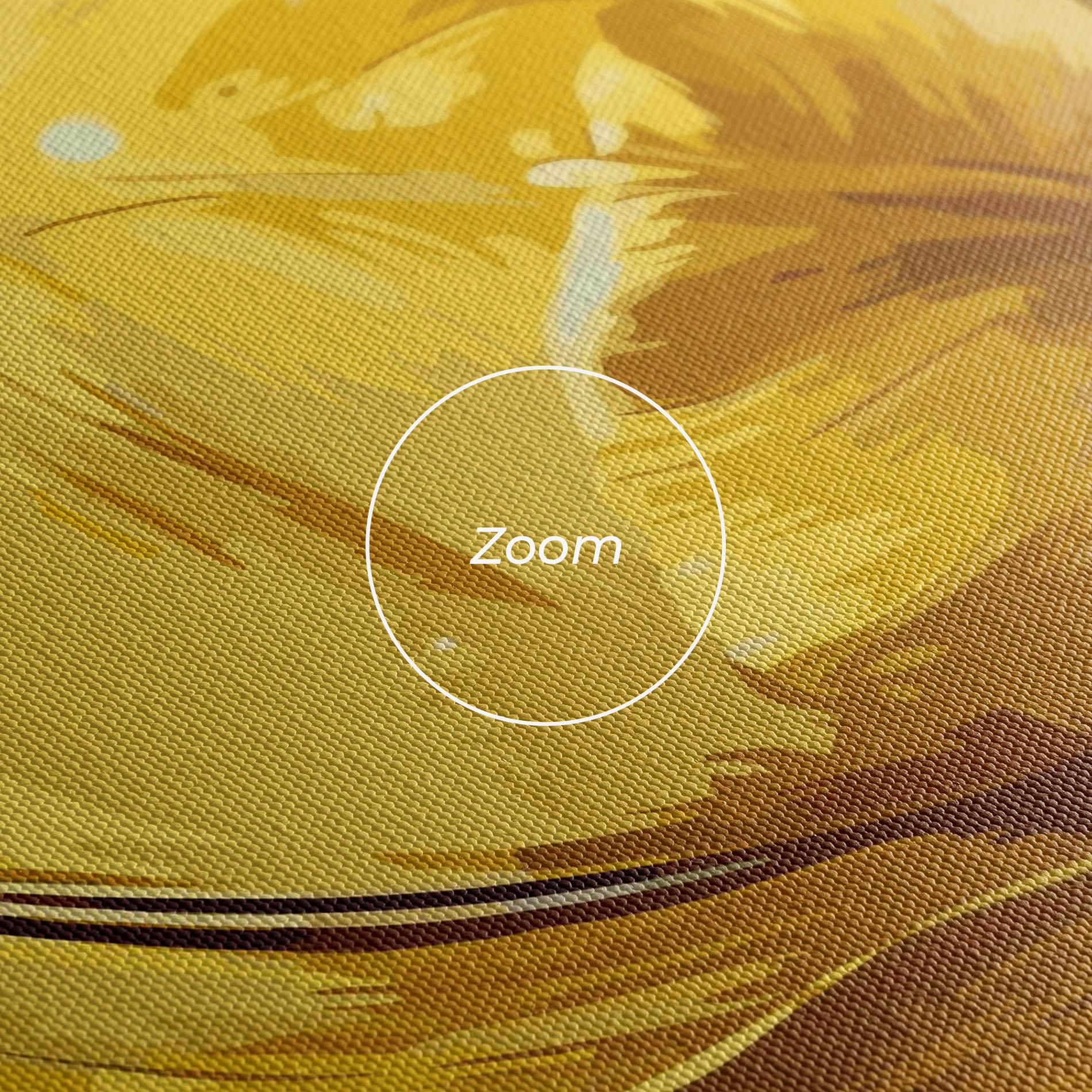 Vászonkép Yellow Shiny Tulip mockup 3