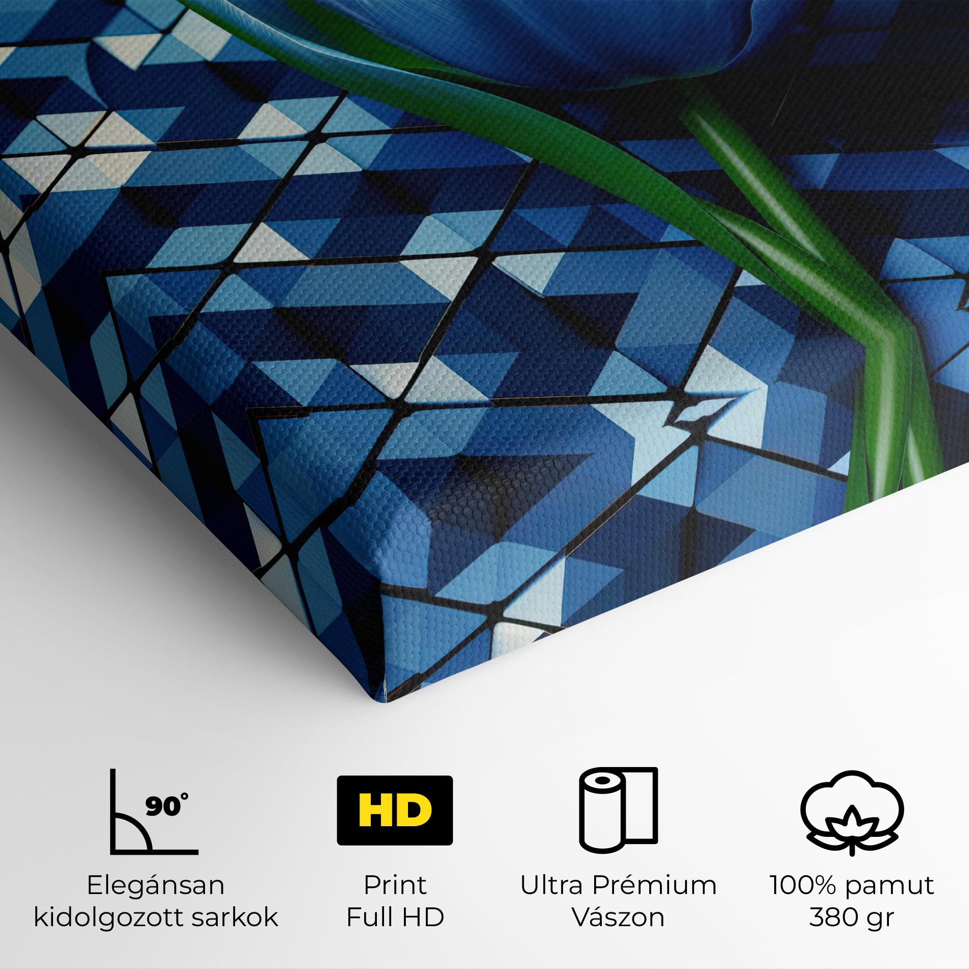 Vászonkép Blue Tulip mockup 4