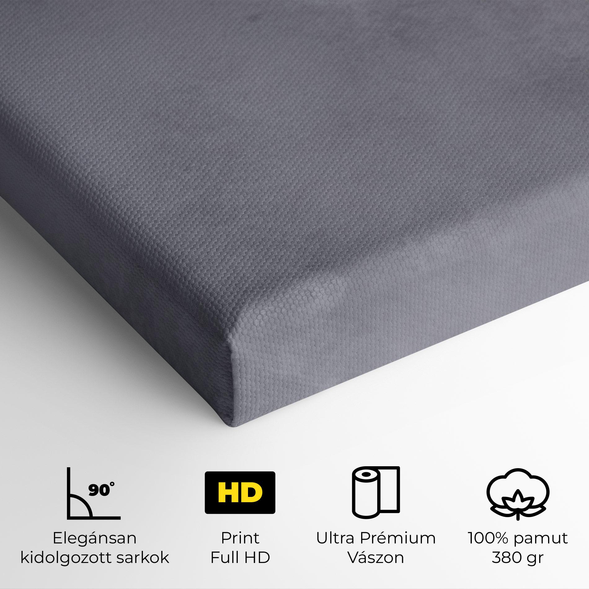 Vászonkép Light Orange Pink Tulips mockup 4