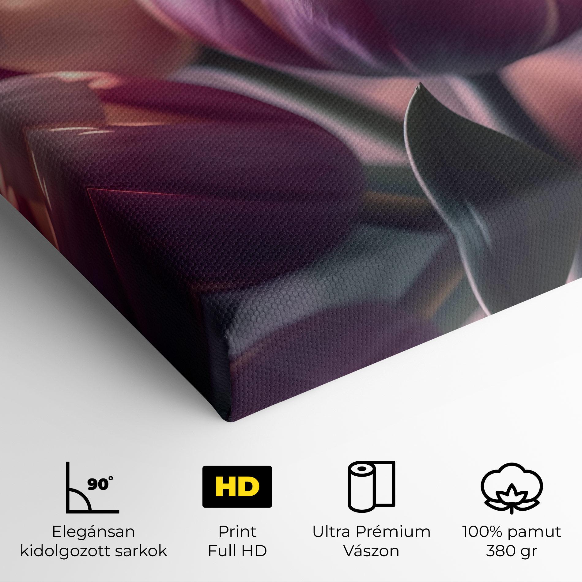 Vászonkép Pastel Pink Tulips mockup 4