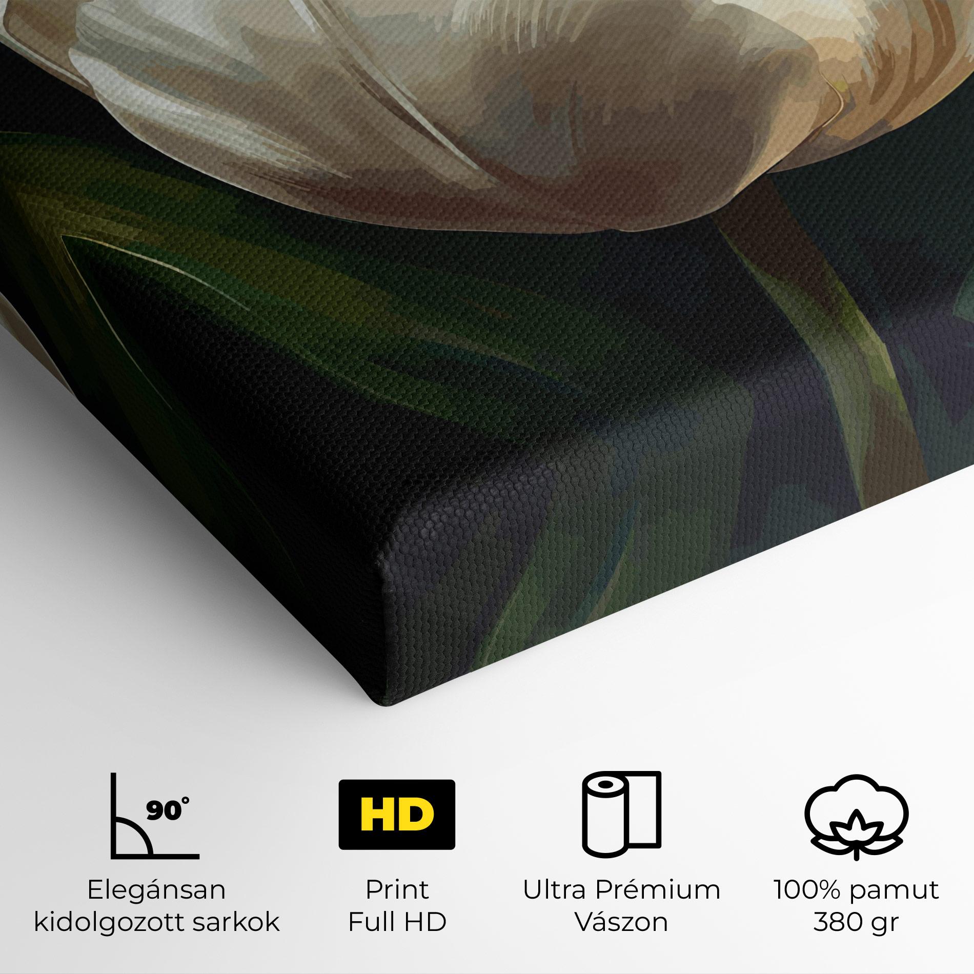 Vászonkép Tulip Art mockup 4