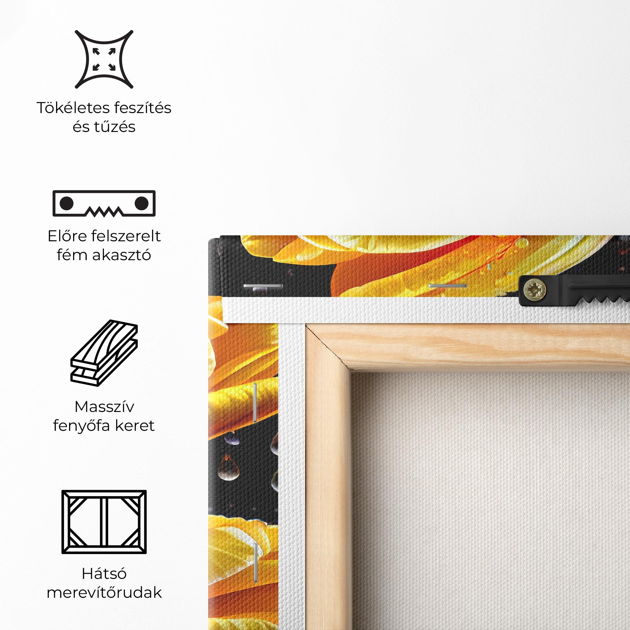 Vászonkép 3 Yellow Tulips mockup 5