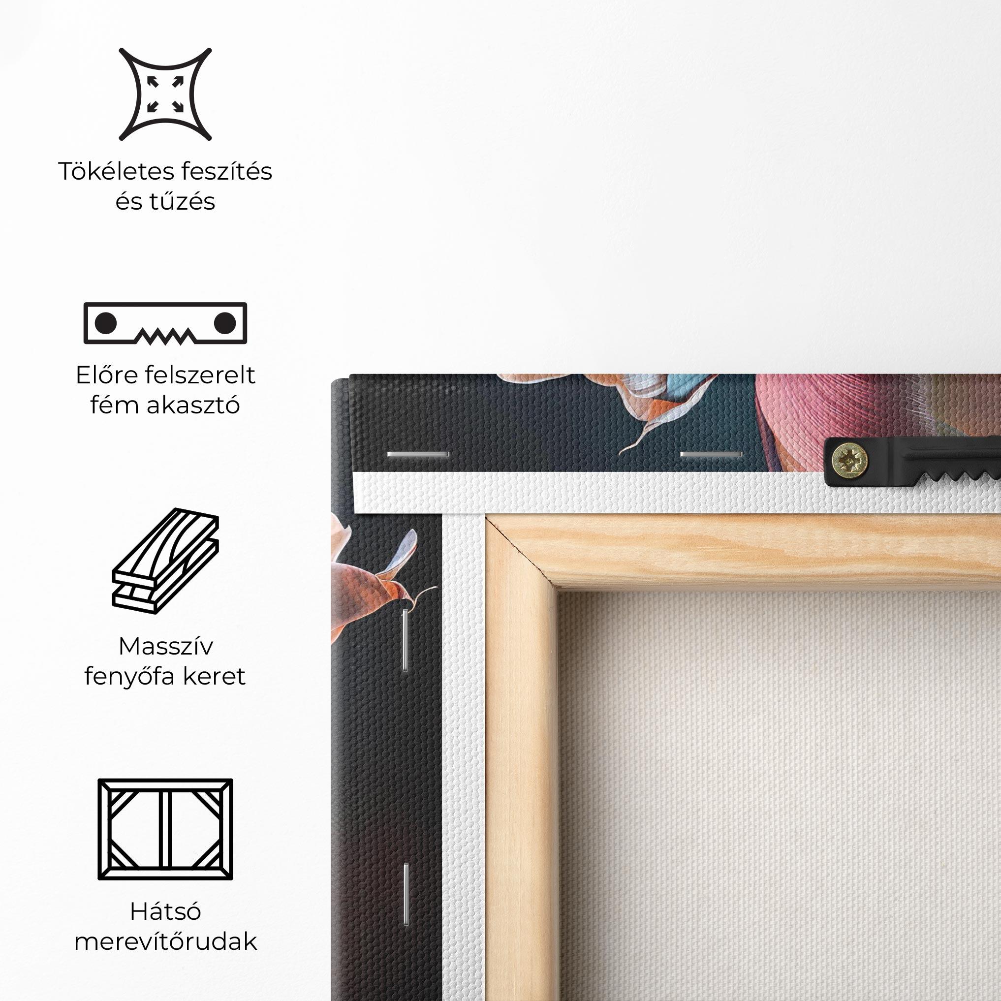 Vászonkép Light Purple Tulips mockup 5