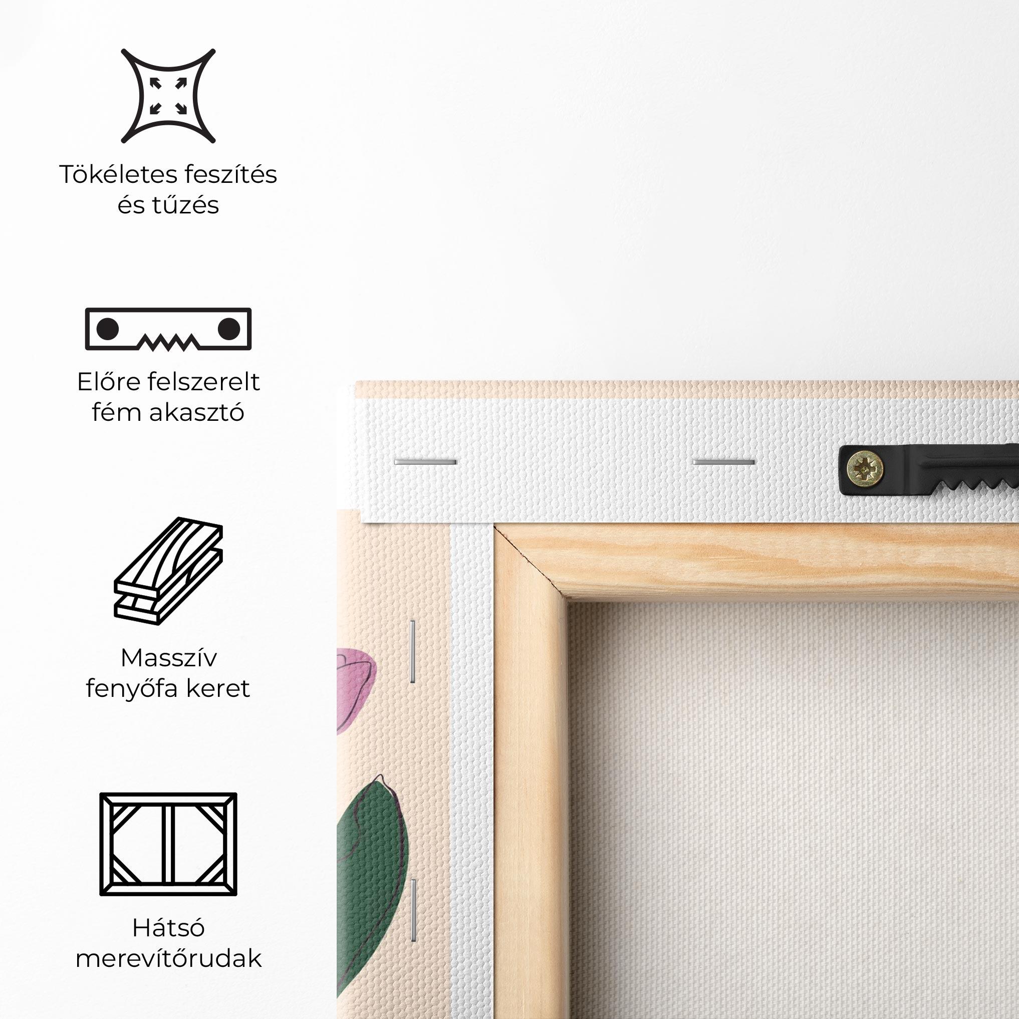 Vászonkép Tulips Set mockup 5