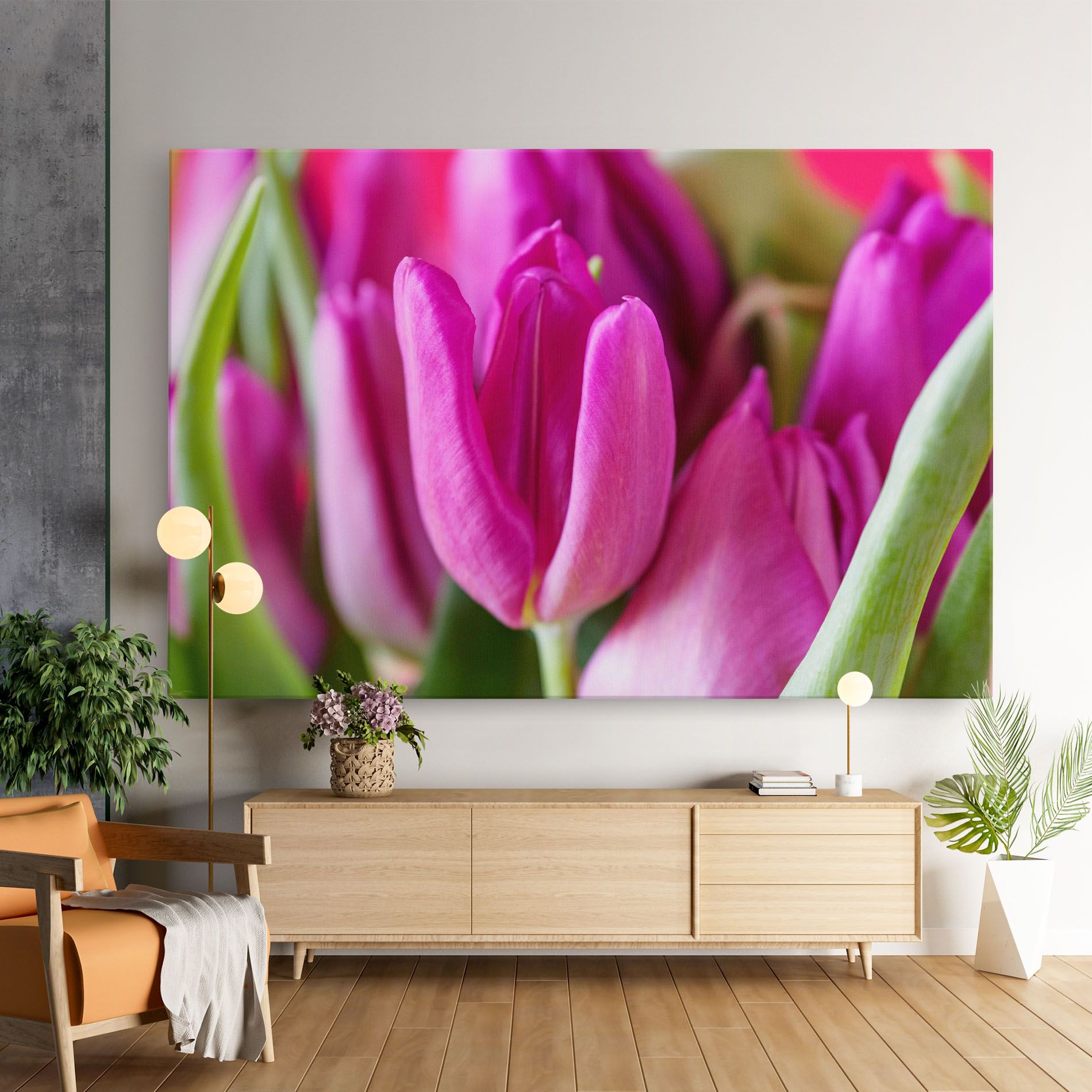 Purple Tulip Close Up mockup 9