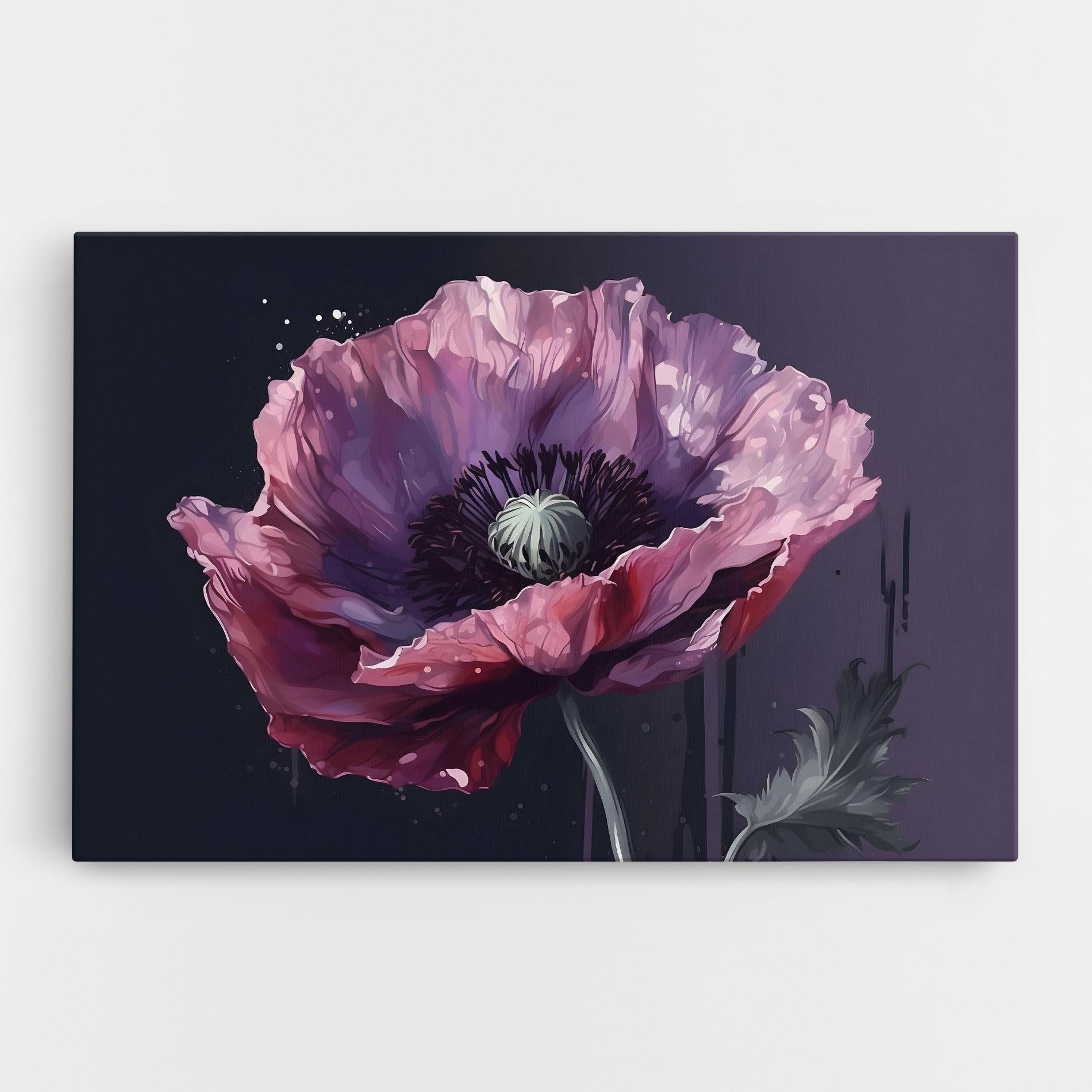 Vászonkép Light Purple Poppy mockup 0
