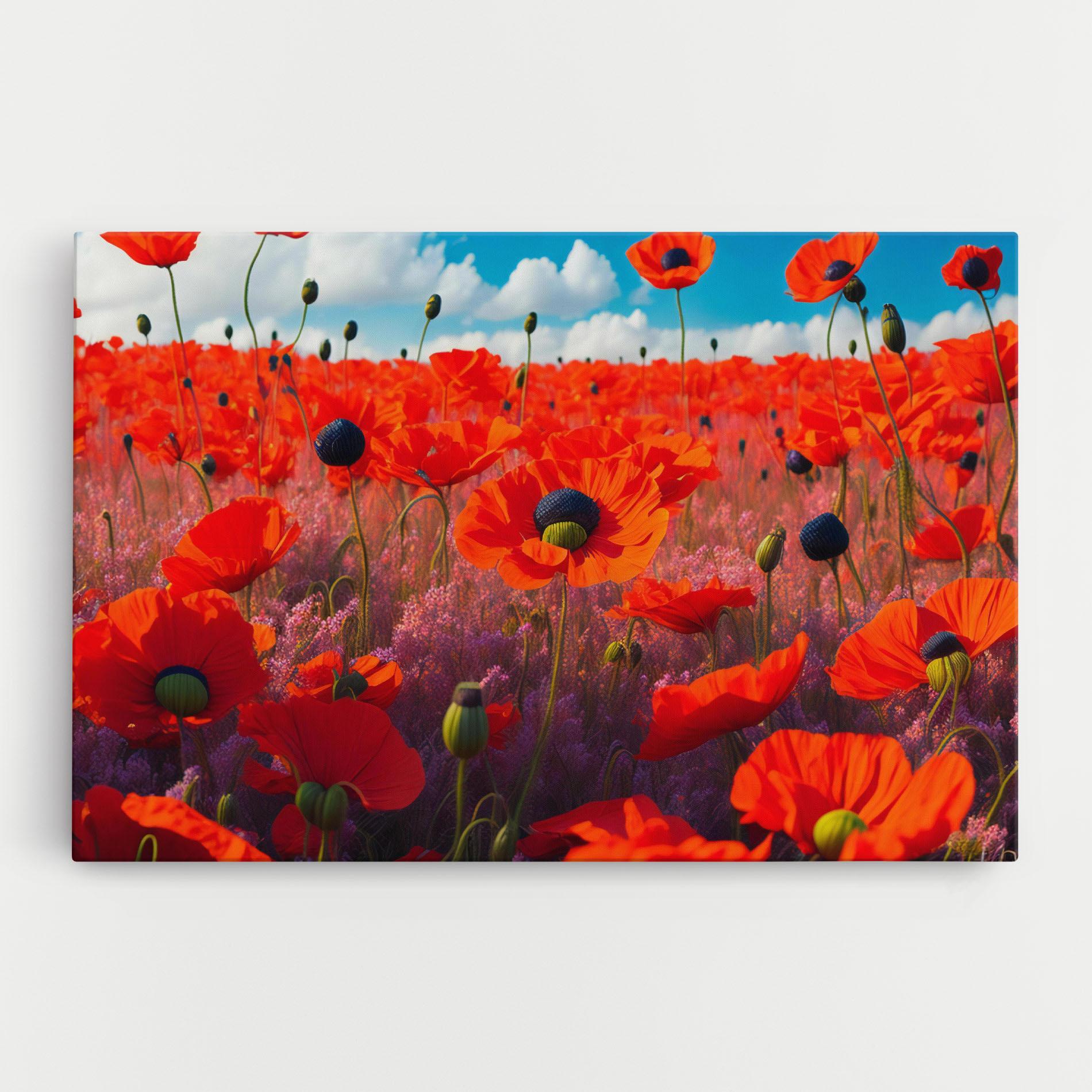 Vászonkép Wild Poppies mockup 0