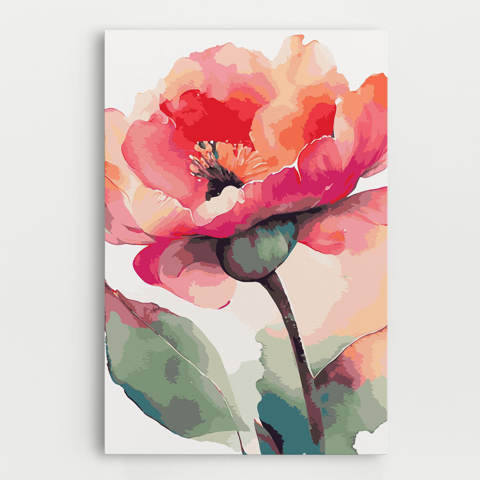 Vászonkép Pastel Poppy mockup 0