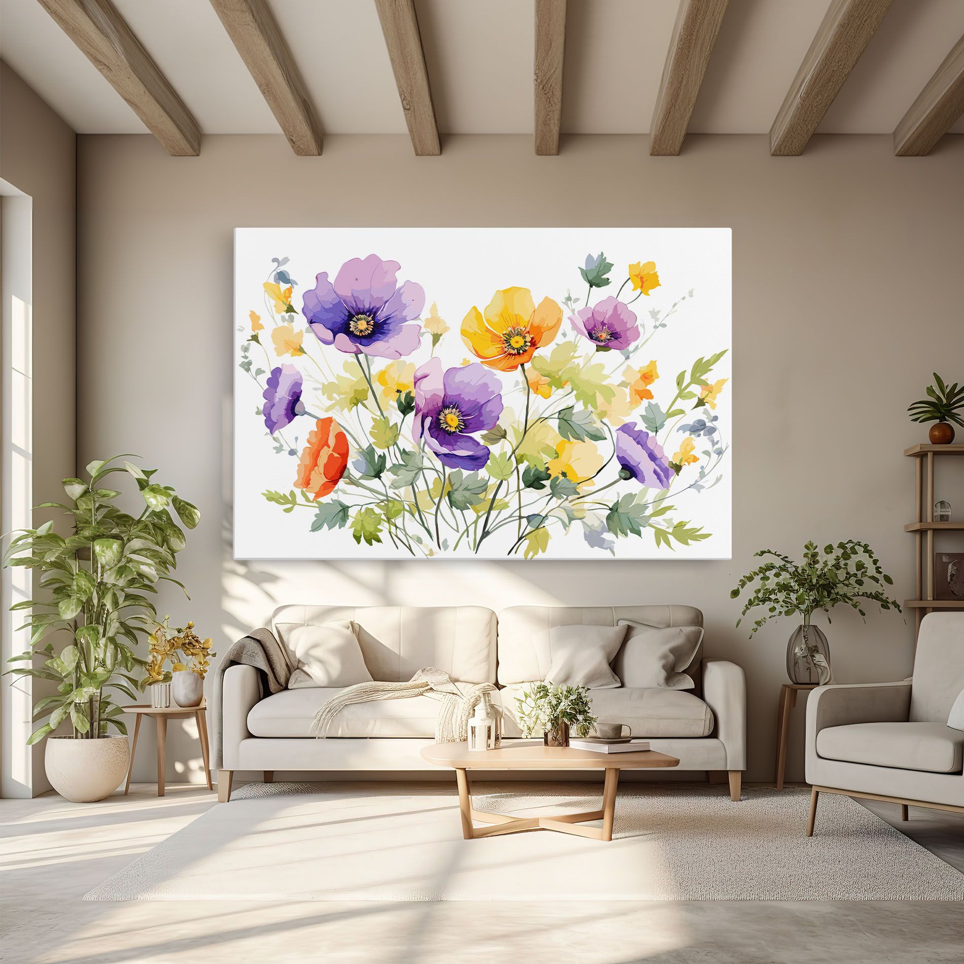 Purple Orange Poppy mockup 6