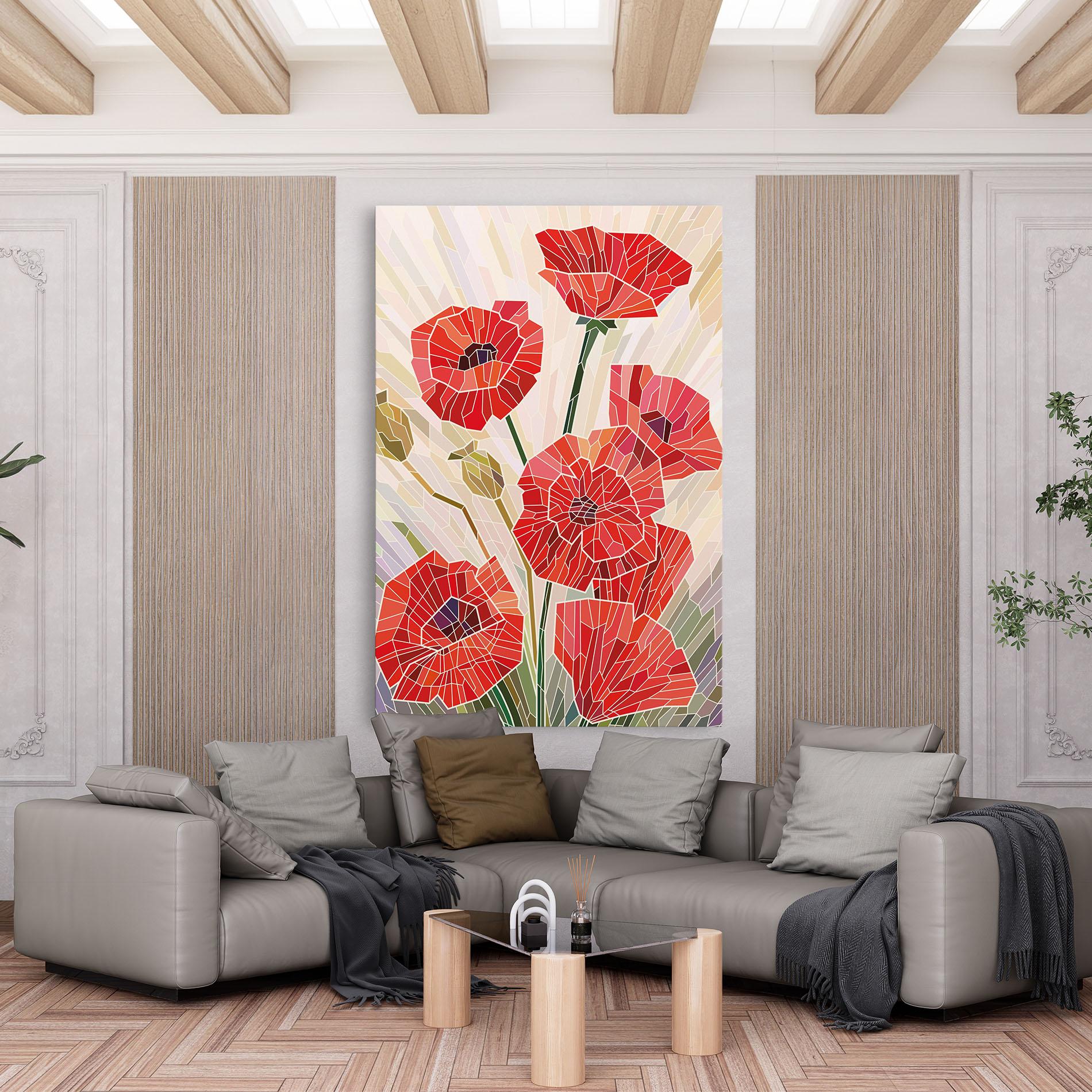 Vászonkép Poppy Glass mockup 6