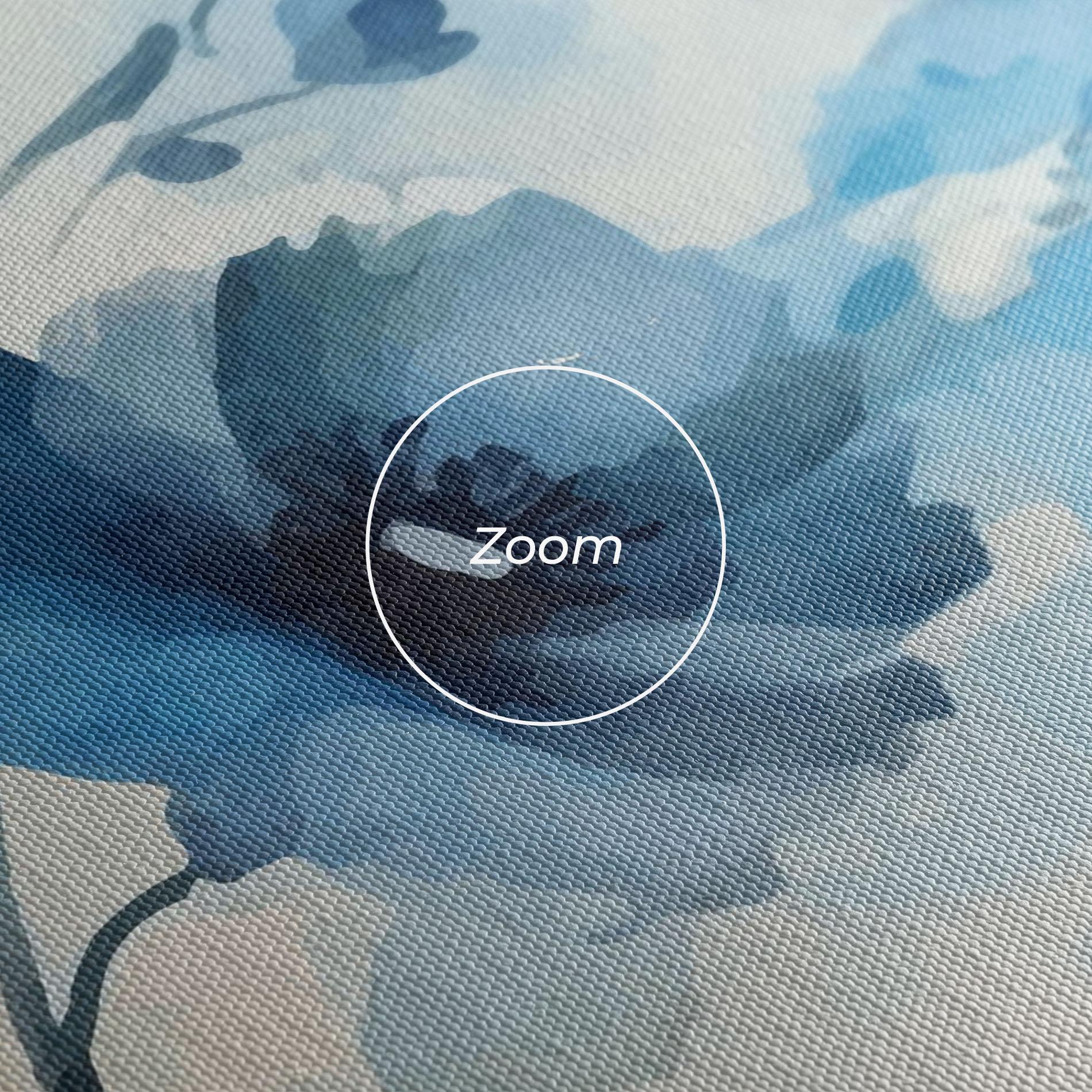 Vászonkép Blue Poppies mockup 3