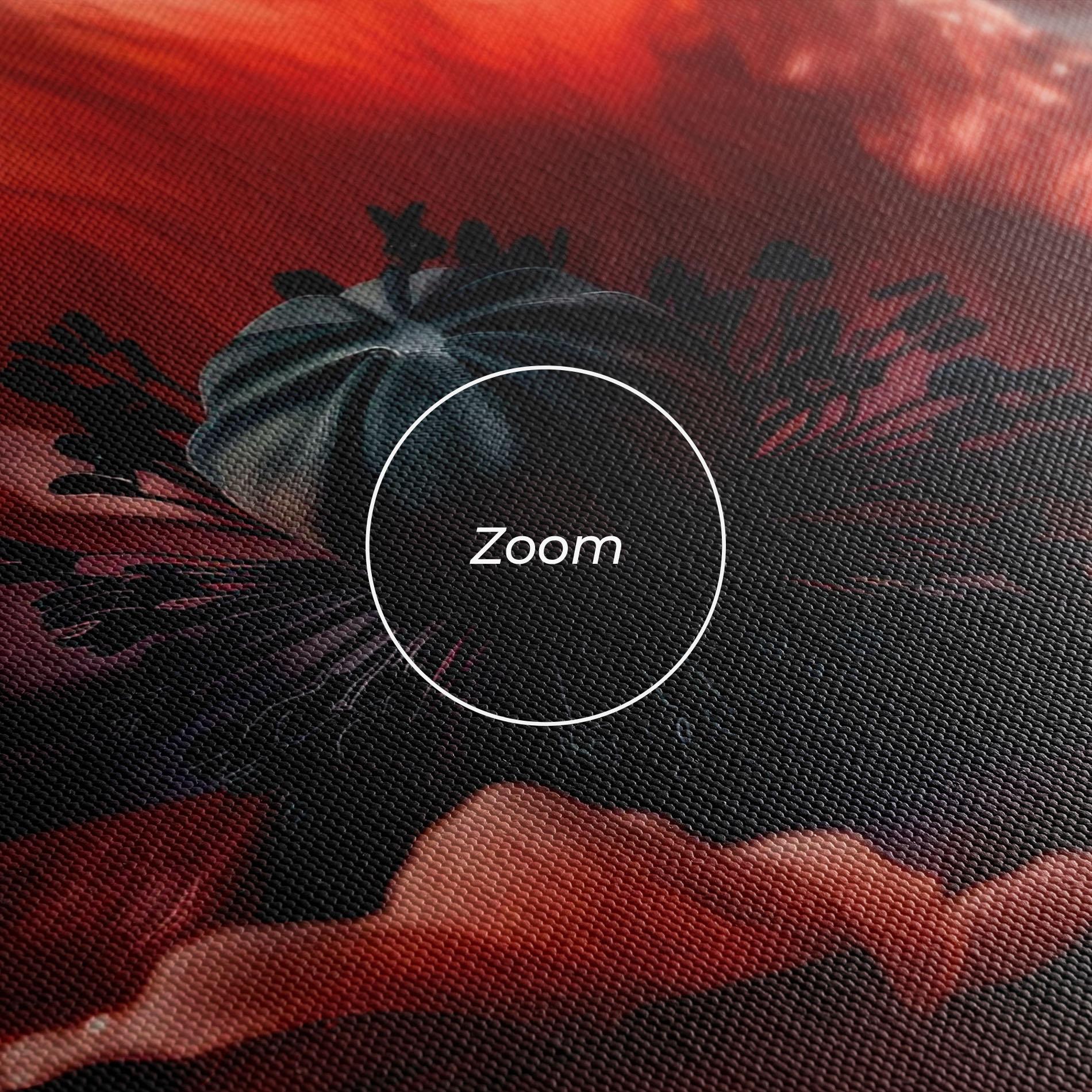 Vászonkép Dark Shade Poppy mockup 3