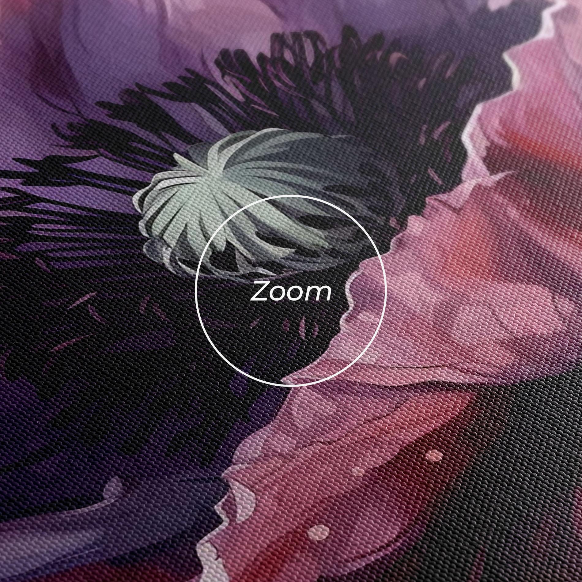 Vászonkép Light Purple Poppy mockup 3