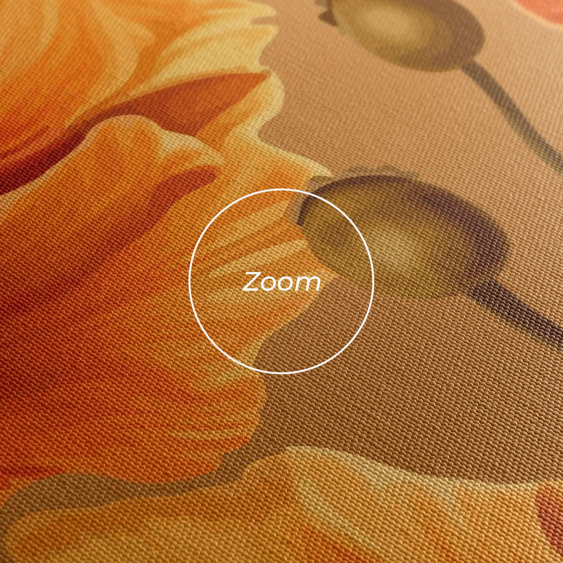 Vászonkép Pastel Orange Poppy mockup 3