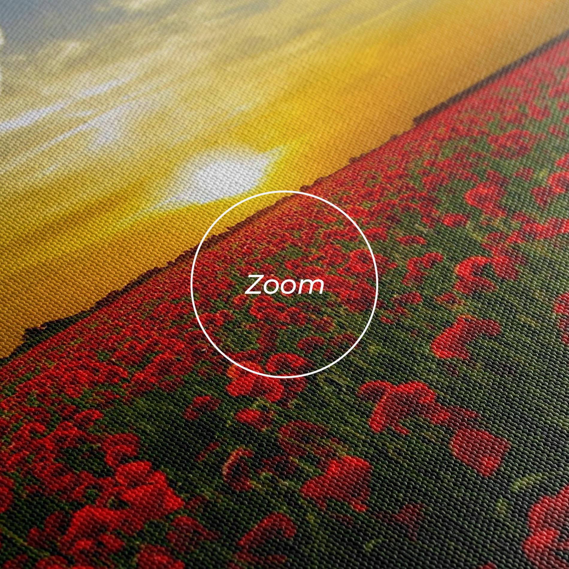 Vászonkép Poppies Sunset mockup 3