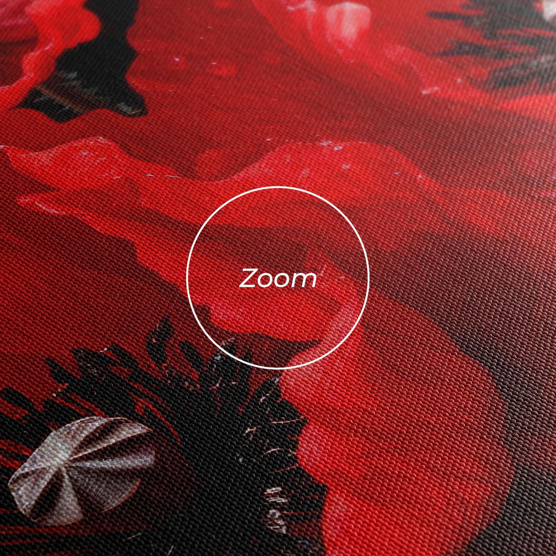 Vászonkép Red Poppy mockup 3