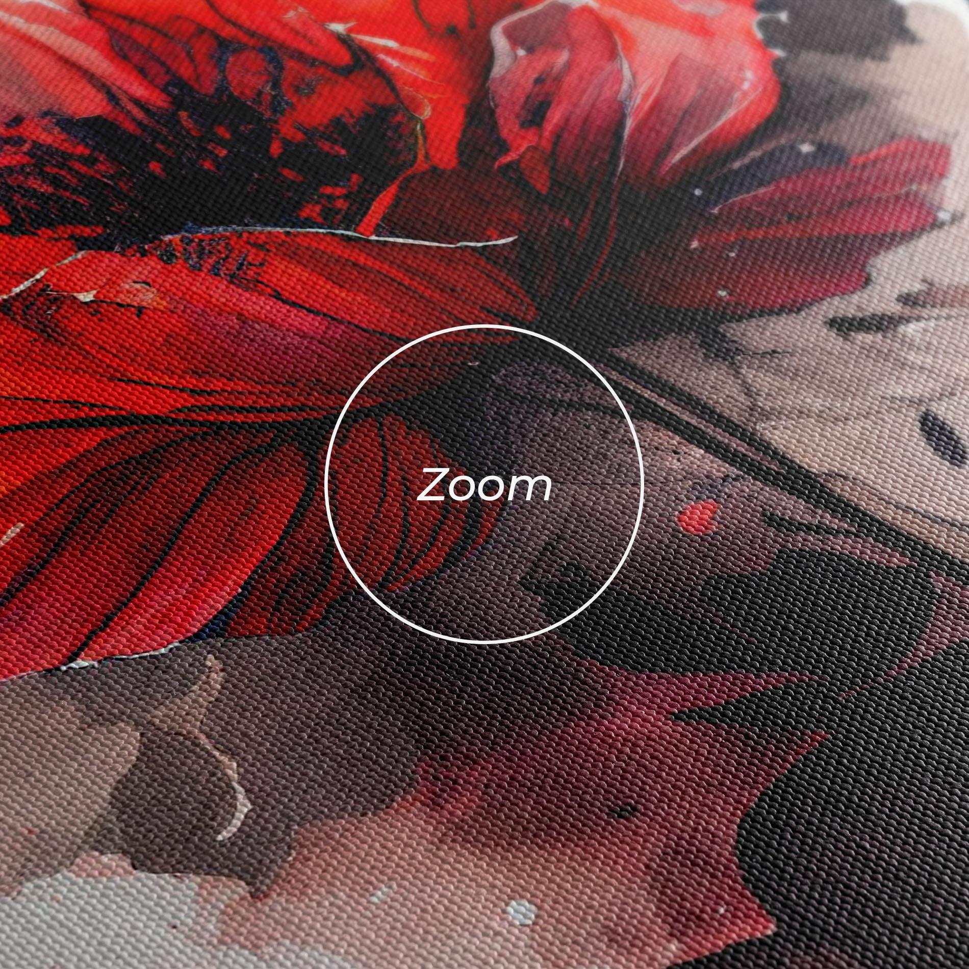 Vászonkép Watercolor Poppy mockup 3