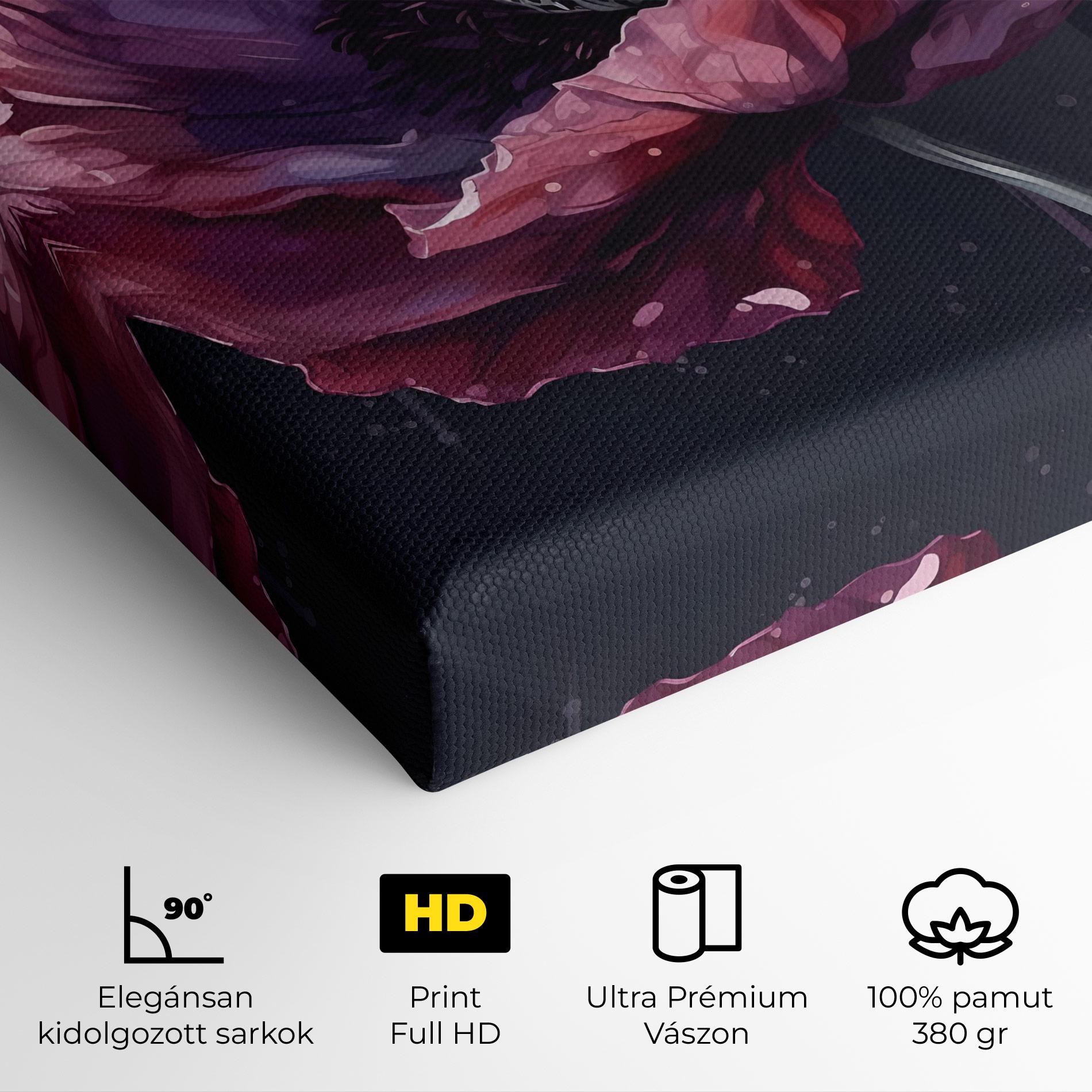 Vászonkép Light Purple Poppy mockup 4